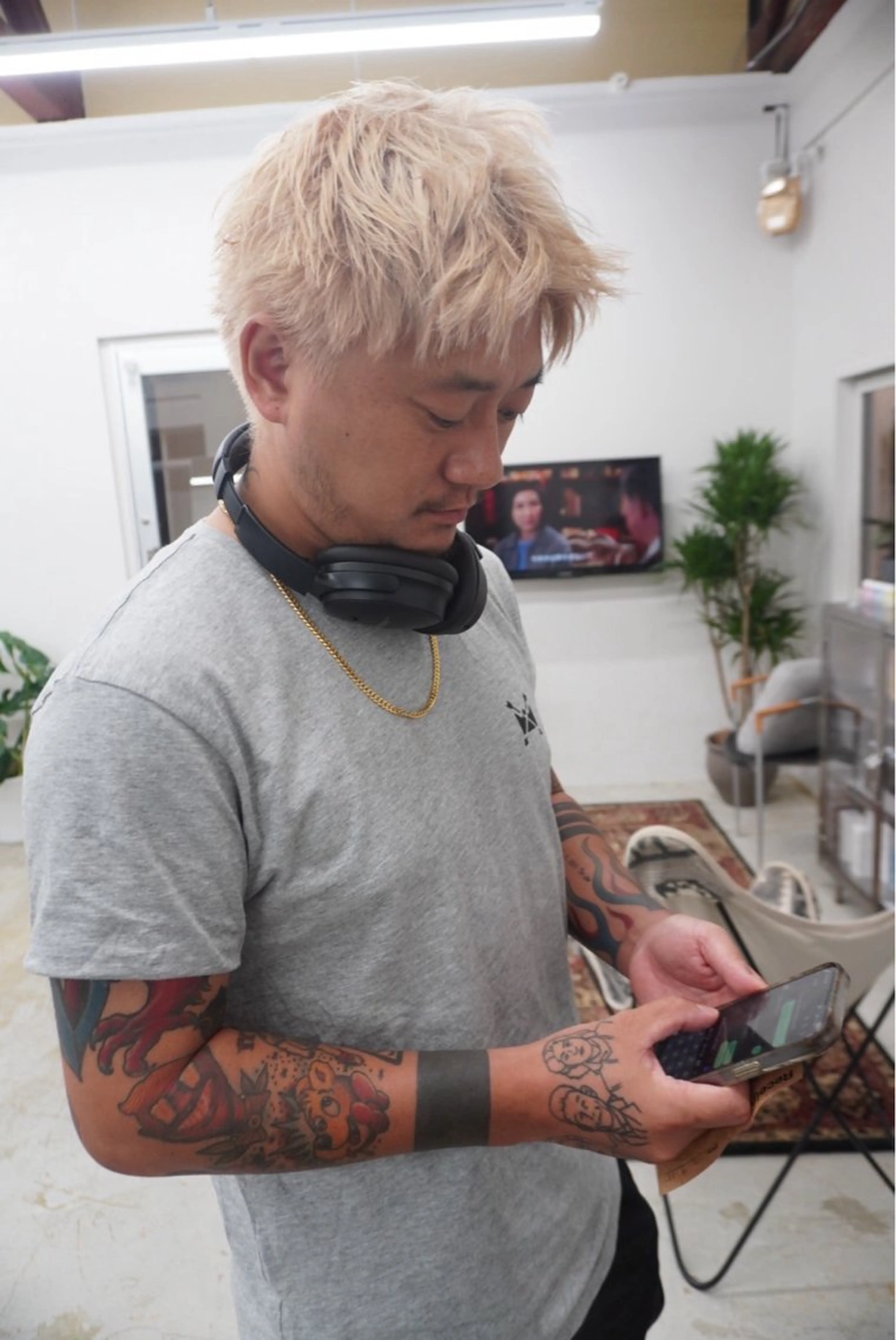 ショート メンズ BOW【ボウ】所属・メンズパーマ/本町/ 心斎橋/Takumiのヘアスタイル