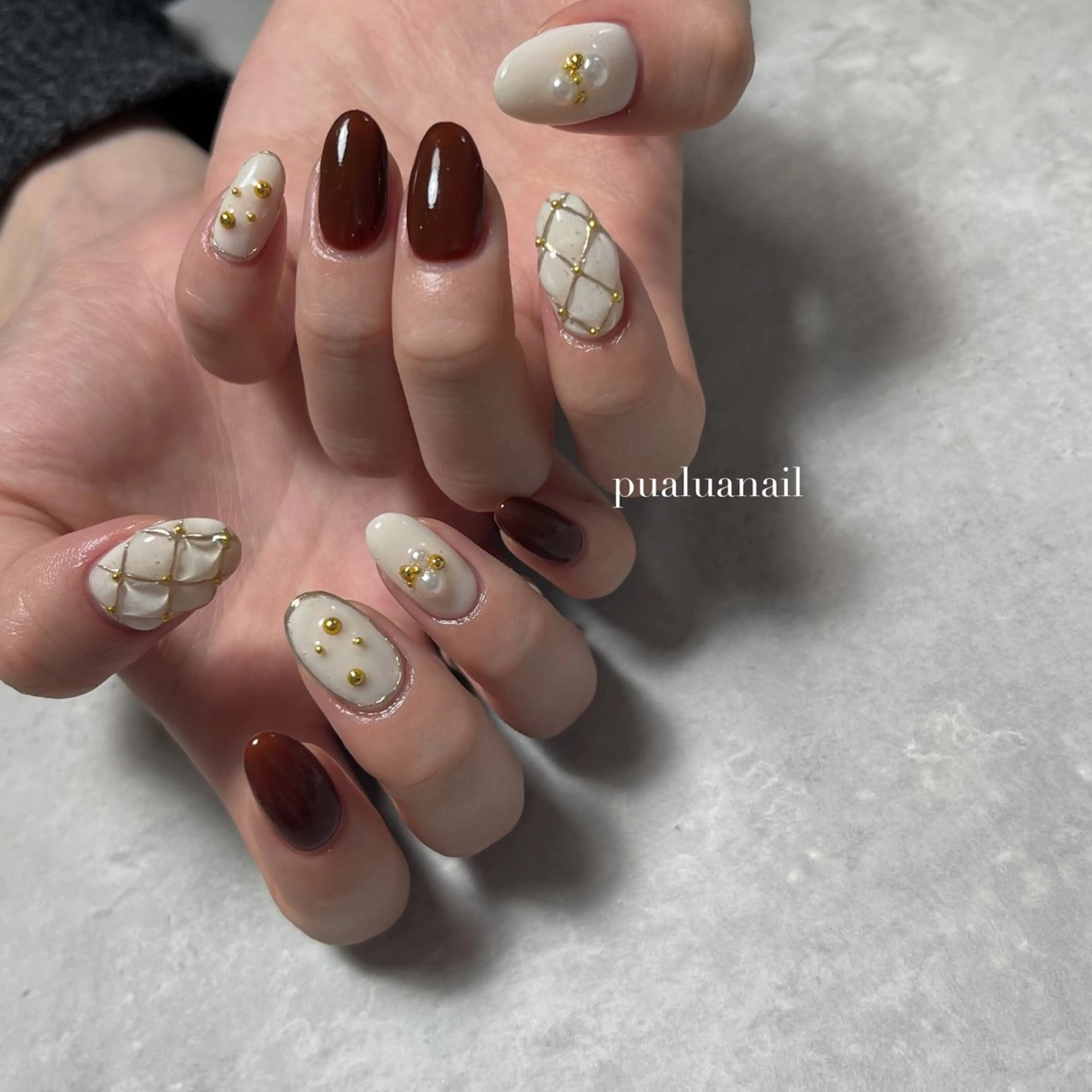 ネイル ハンドネイル pualua miharuのネイルデザイン