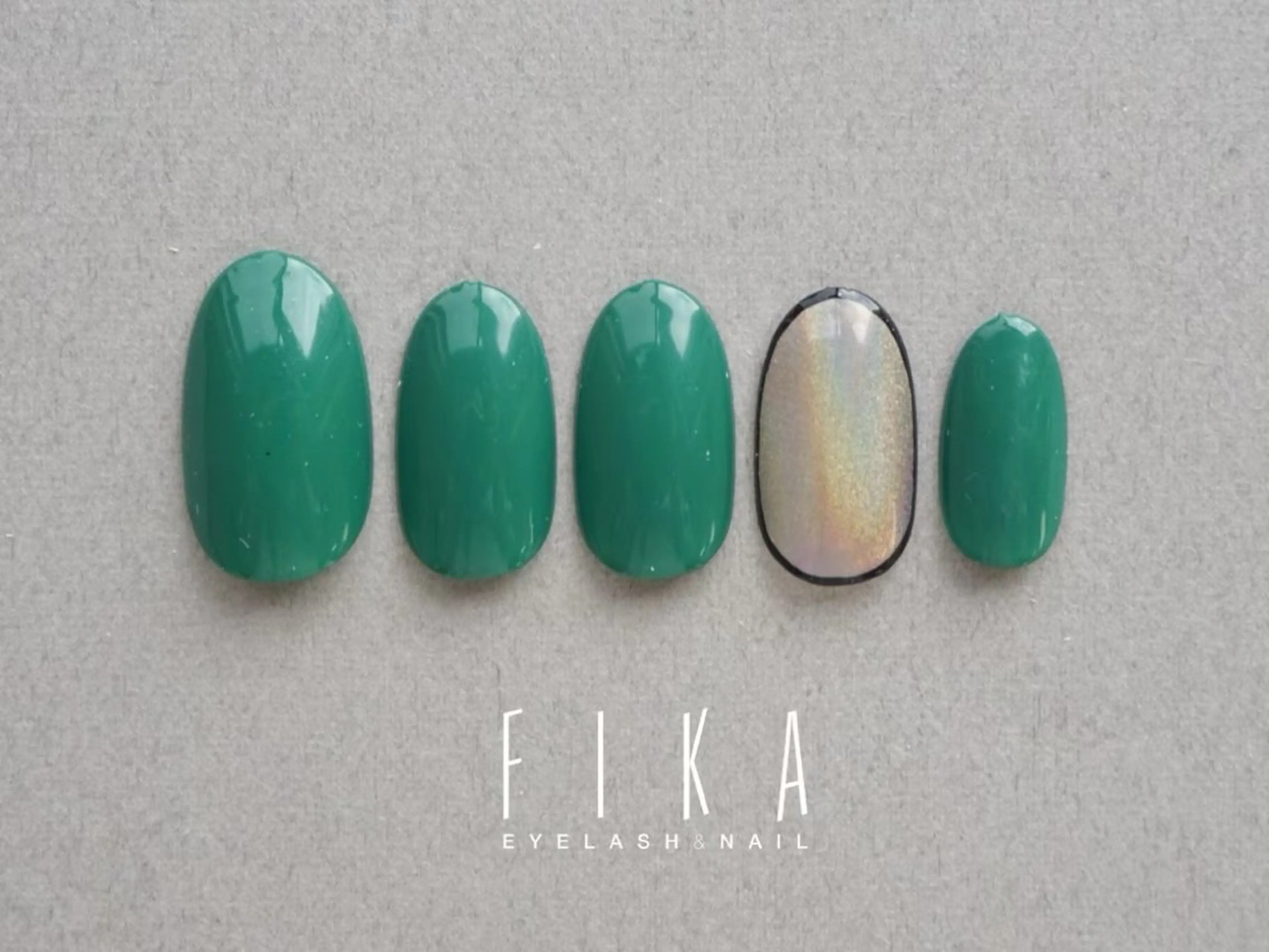 ネイル ミラーネイル ワンカラーネイル FIKA 木村のネイルデザイン