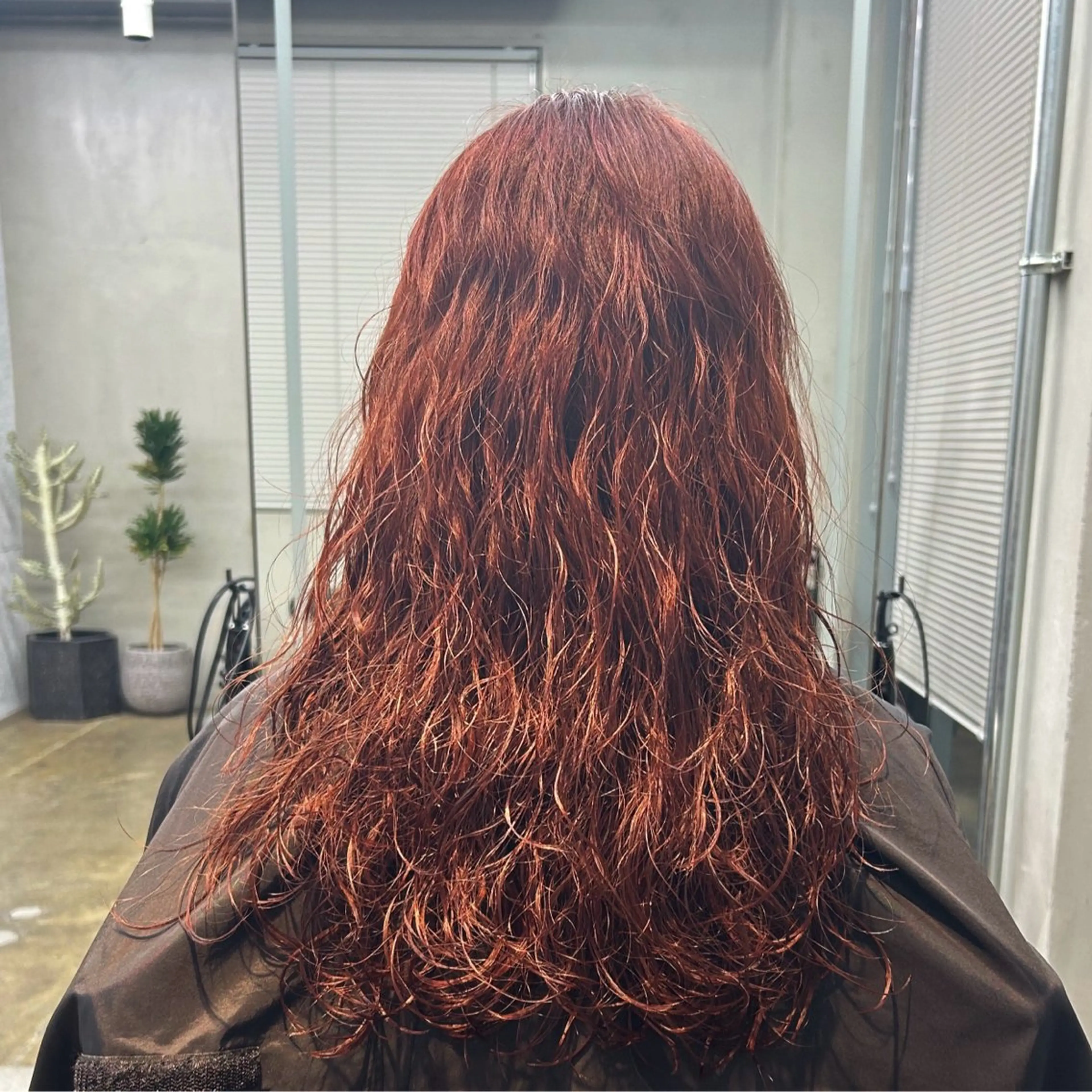 ロング カラー パーマ 浅野 桃代のヘアスタイル