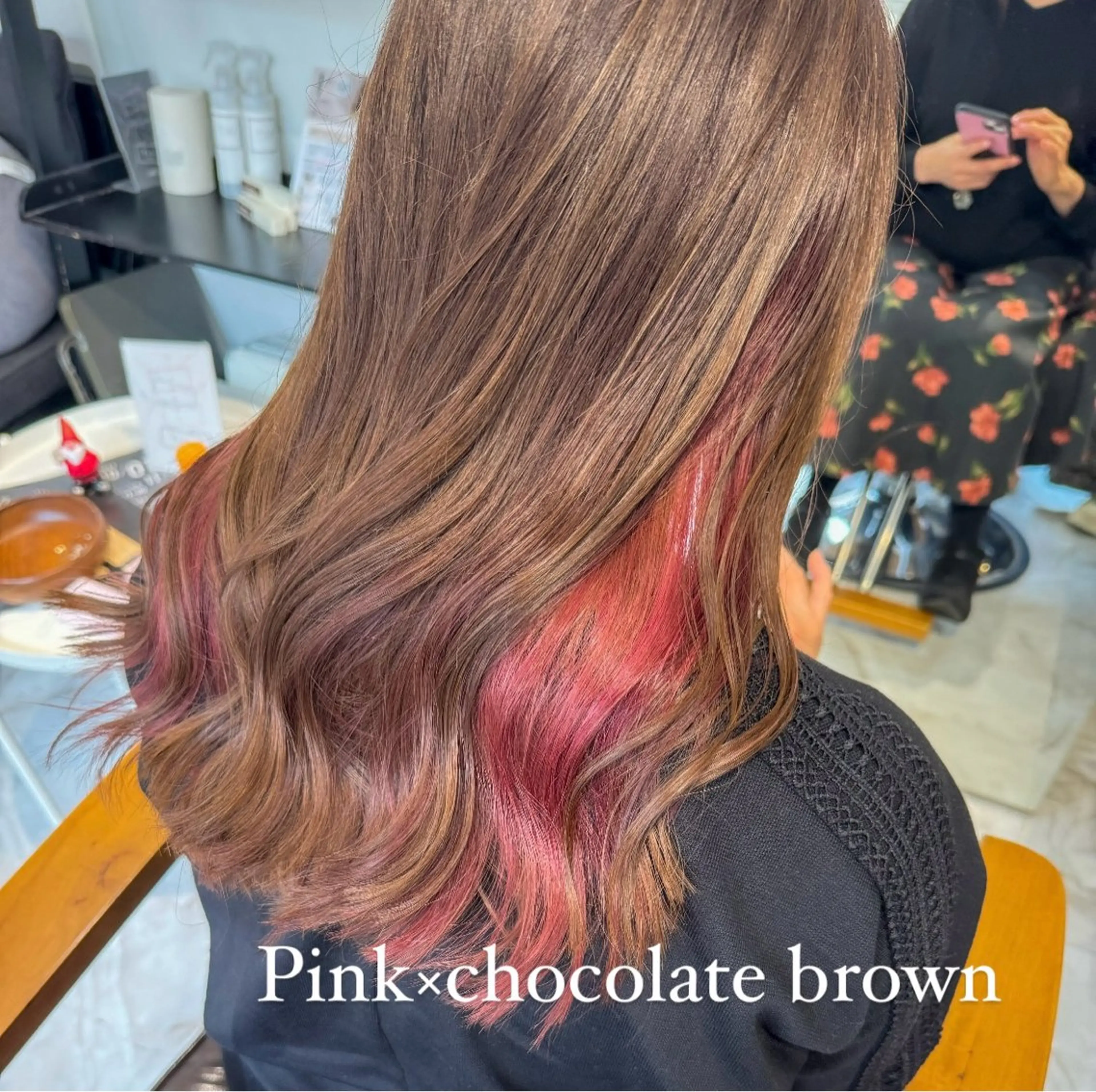 ロング カラー イヤリングカラー ピンクカラー Fuu.by lupine所属・本日空きあり 🌟misatoのヘアスタイル