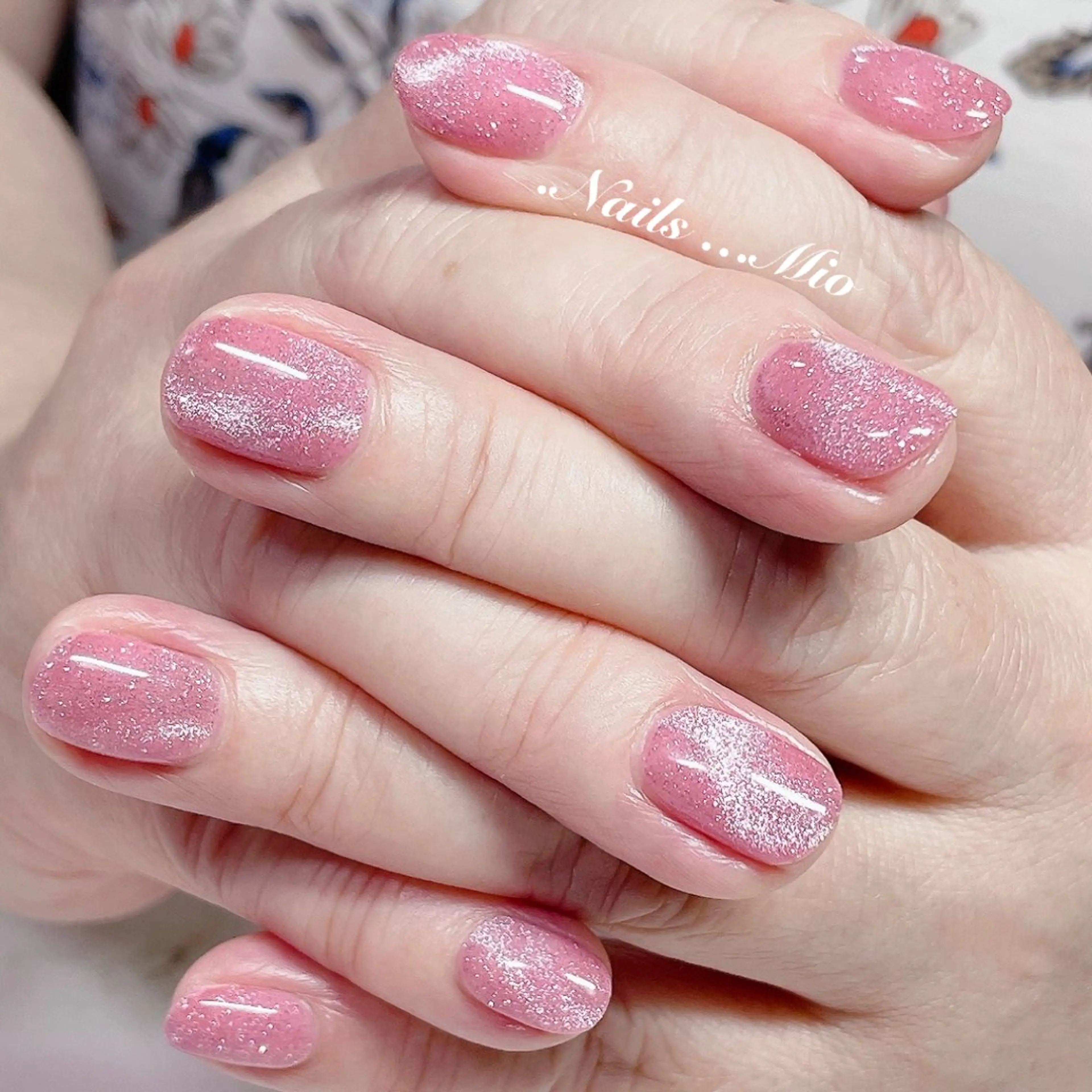 ネイル ジェルネイル マグネットネイル ワンカラーネイル .Nails Mio 赤羽西ネイルサロンのネイルデザイン