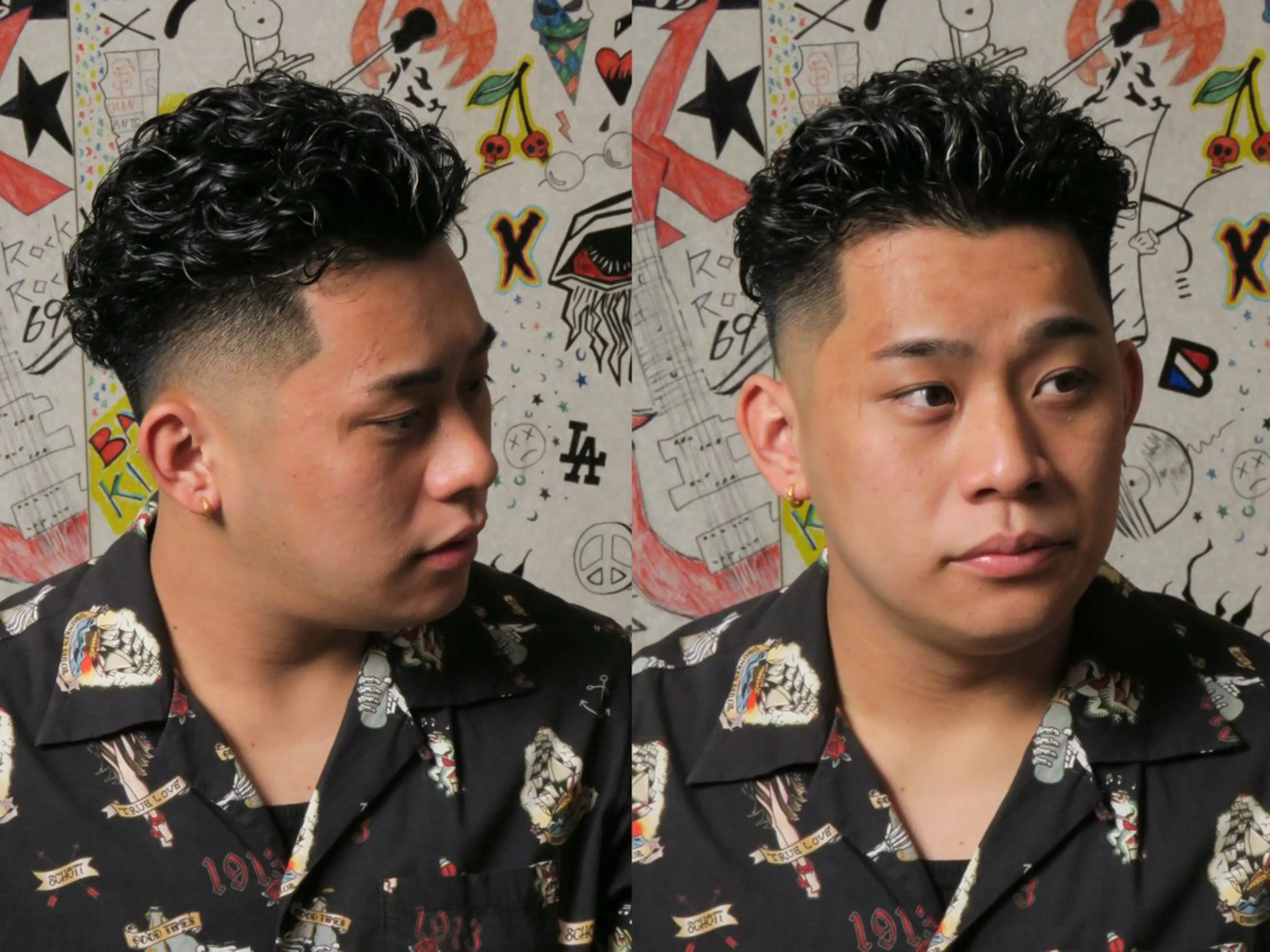 ミディアム サンアンドマーリーズバーバー所属・サン アンドマーリーズのヘアスタイル