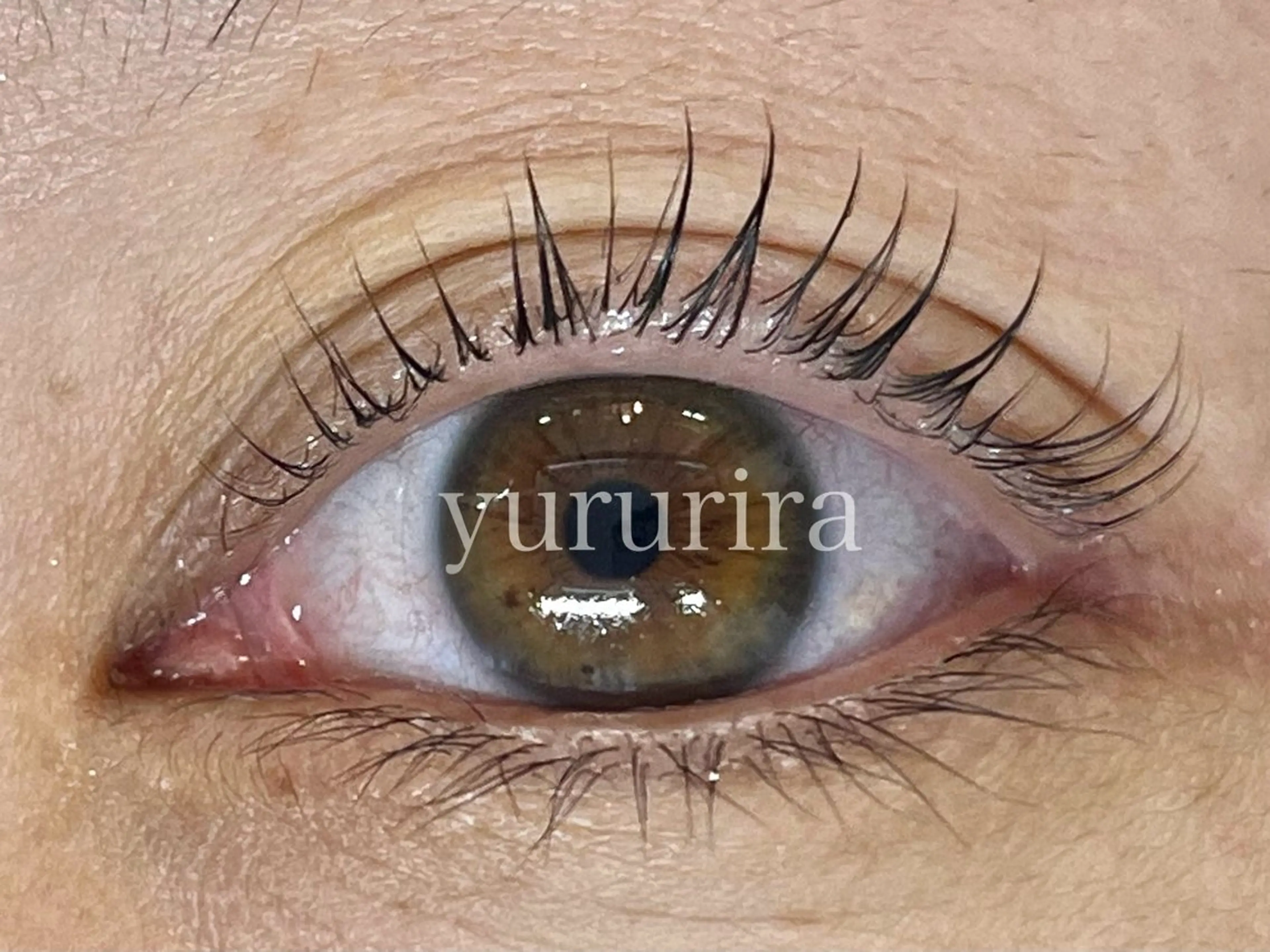 下まつ毛パーマ➕下まつ毛エクステ30本の写真