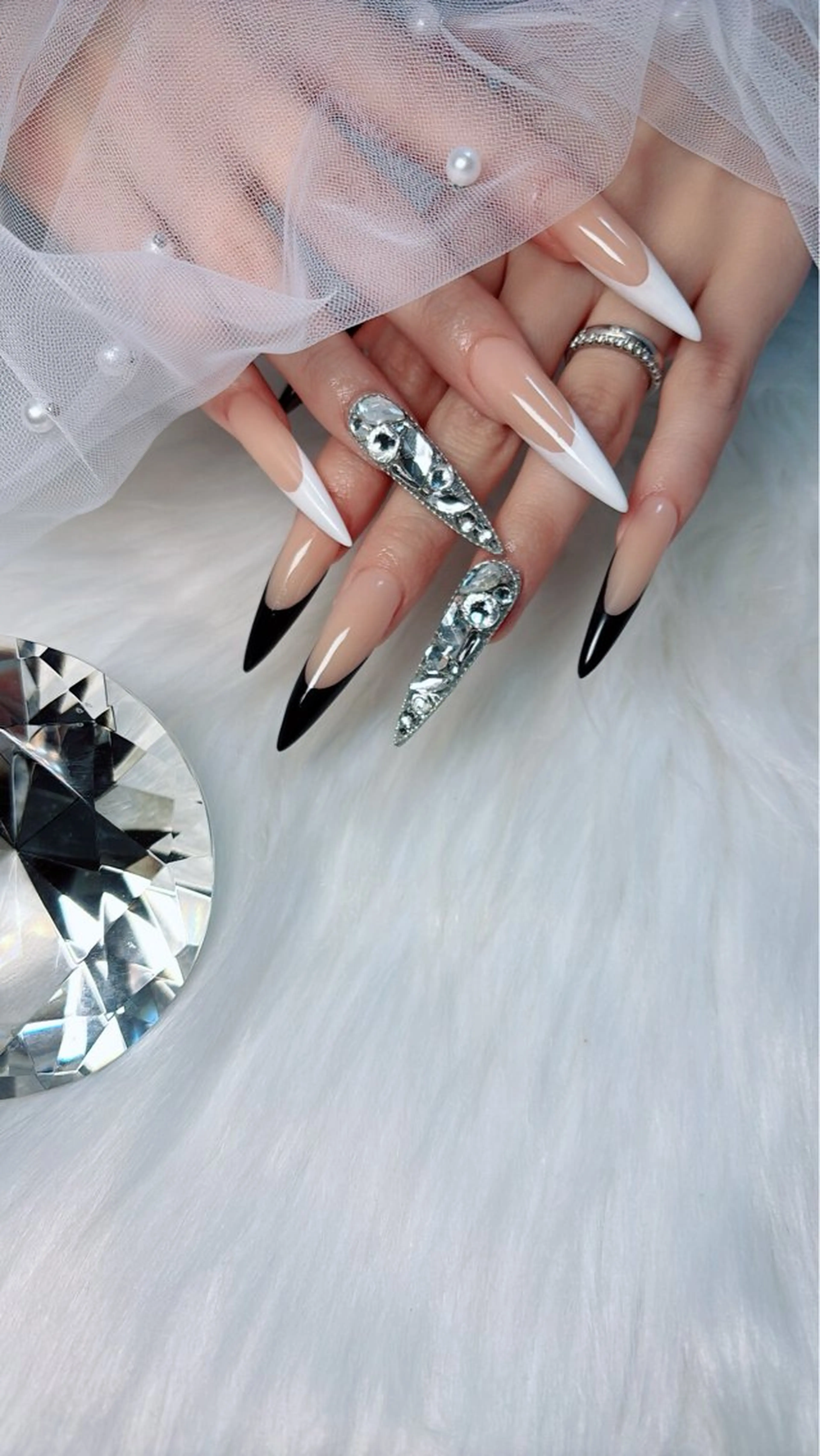 ネイル ロングネイル ハンドネイル salon de belnetta所属・kayo 💅のネイルデザイン