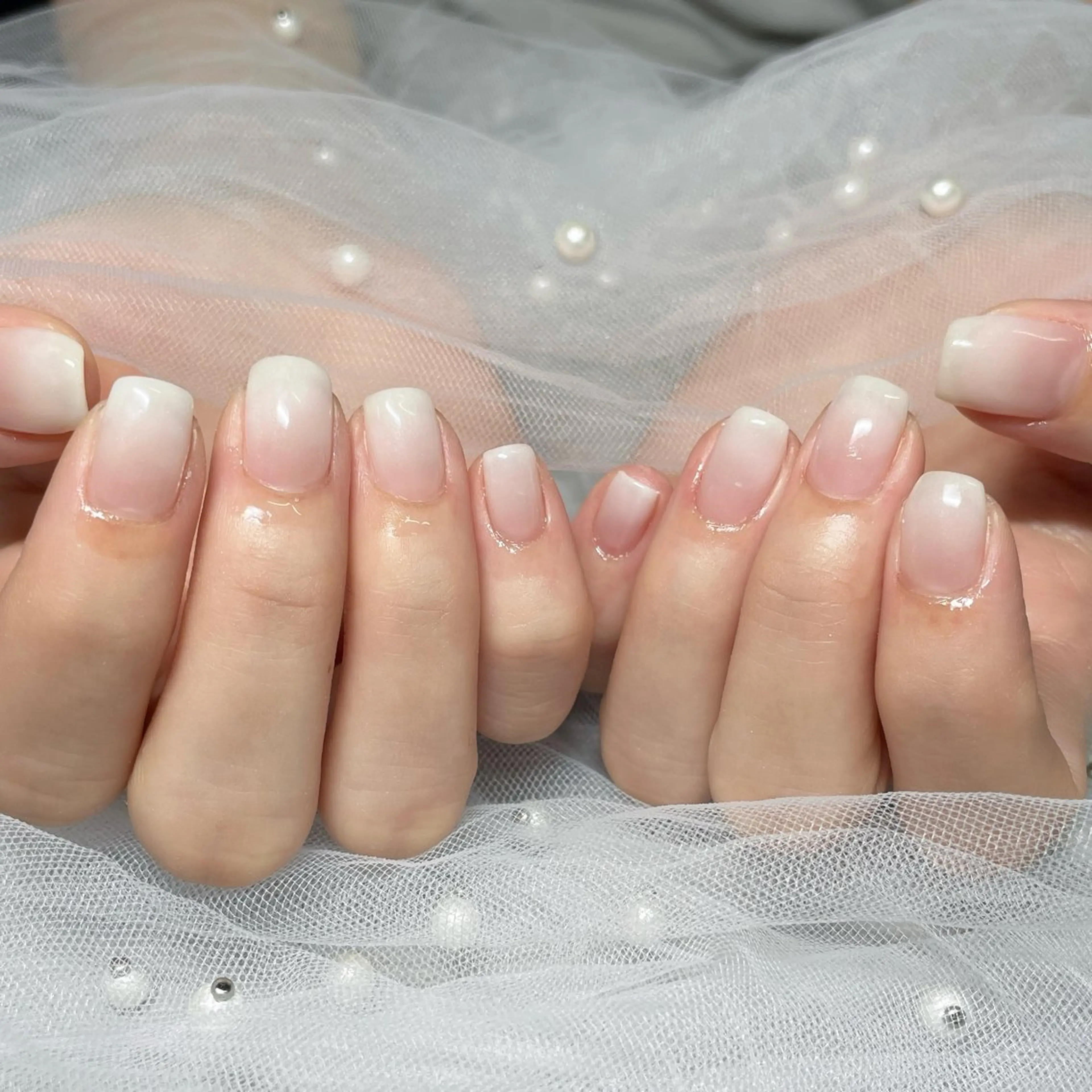 ネイル 🎀藤沢ガーリーネイ ル/長さ出し🎀のネイルデザイン