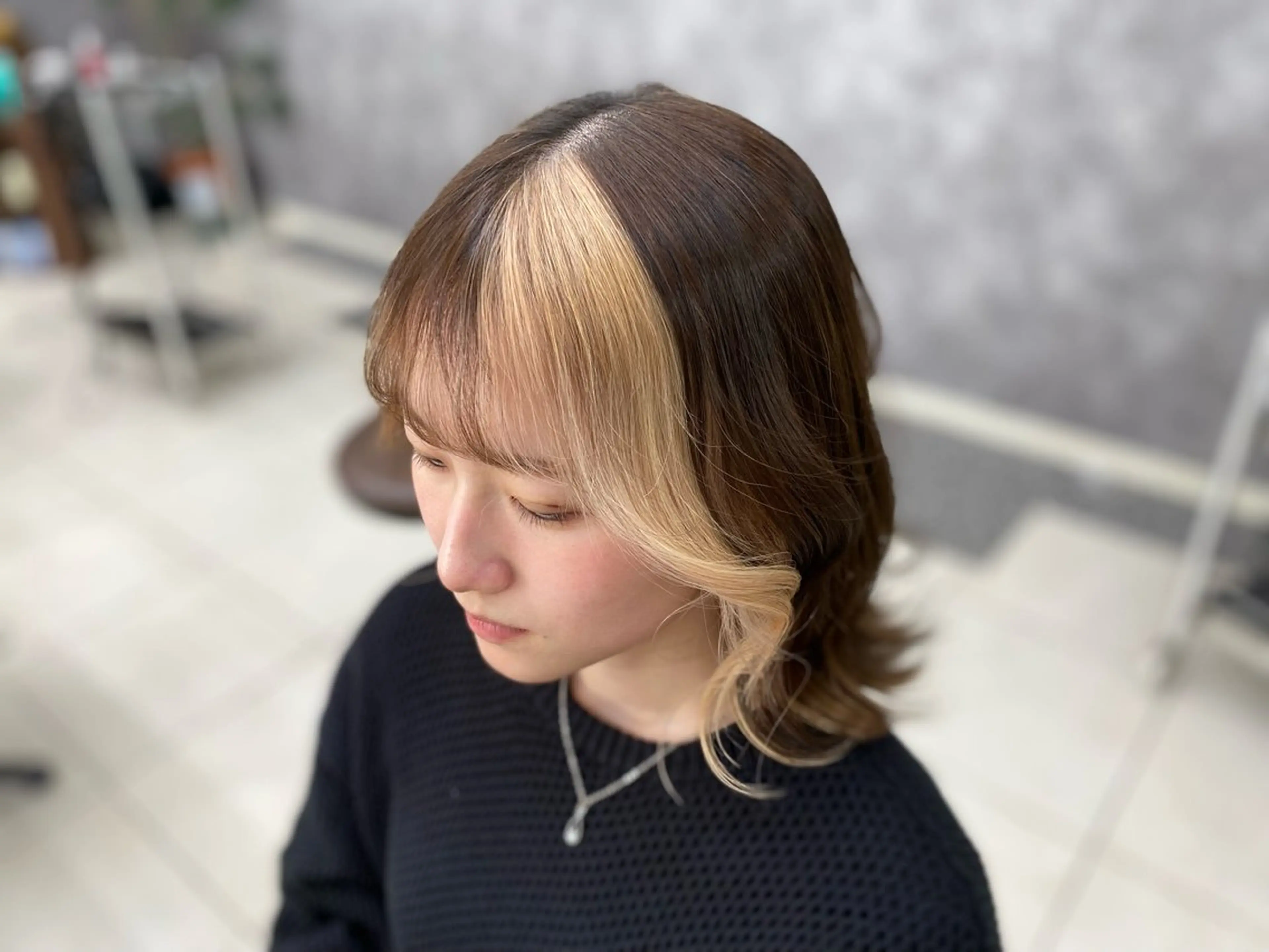 ミディアム カラー 🪼かえで🪼臼井 髪質改善/縮毛矯正のヘアスタイル