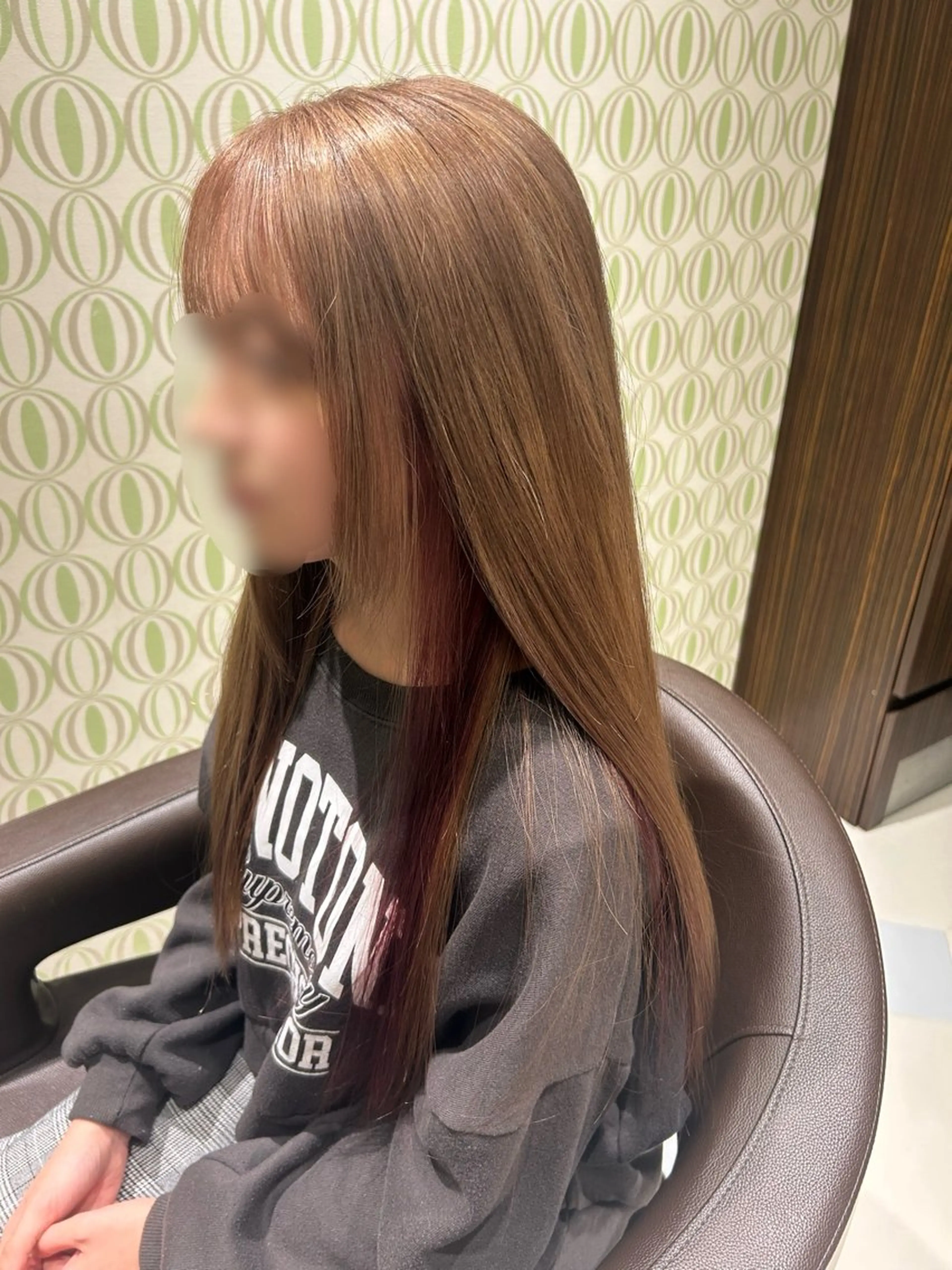 カラー ベージュカラー ブリーチ ピンクカラー ヘアカラー Earth青森浜田店 北村結斗のヘアスタイル