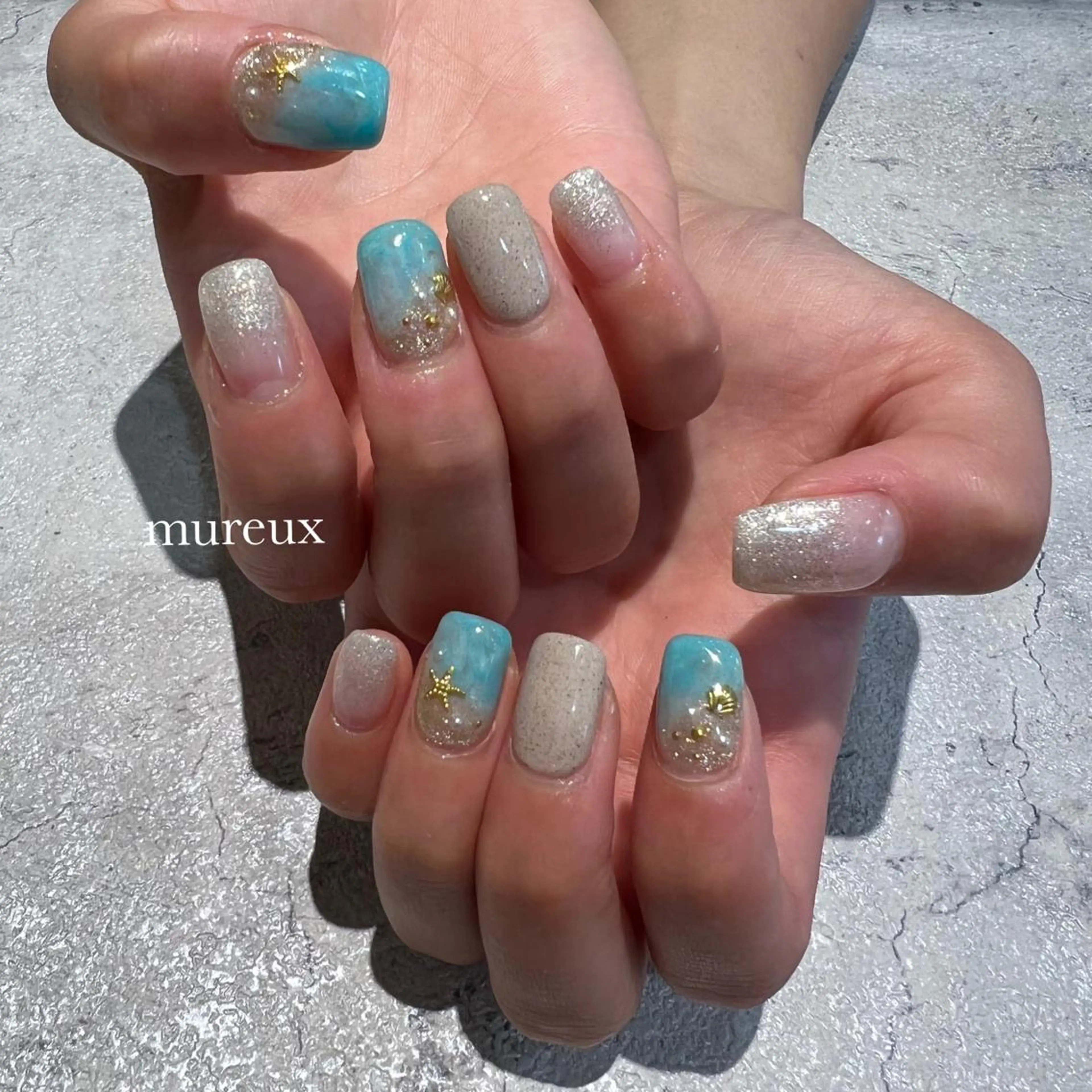 ネイル ハンドネイル mureux ∵ayakaのネイルデザイン