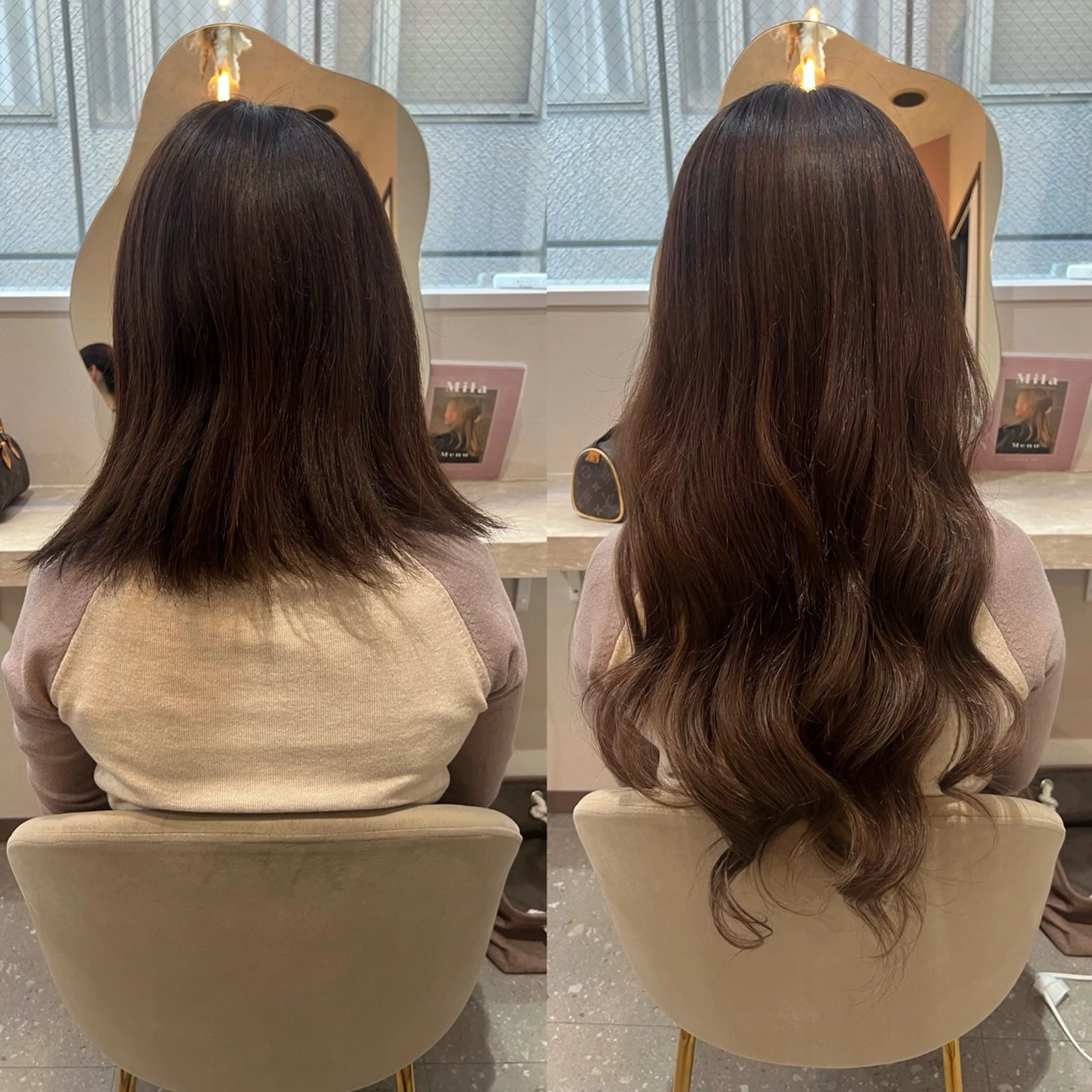 ミディアム エクステ＆ヘアセット Milaのヘアスタイル