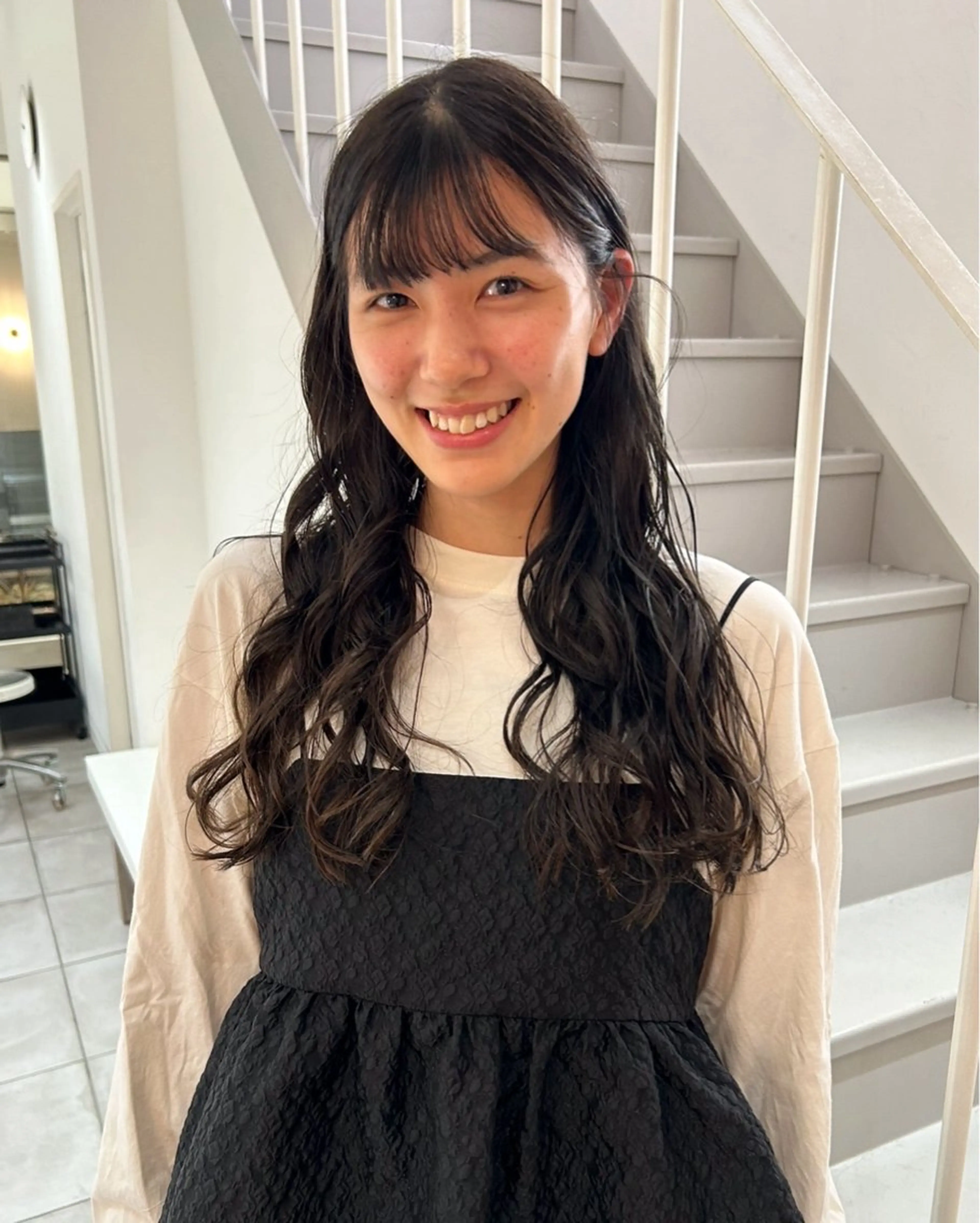 ロング パーマ カット パーマ トリートメント hanabi / パーマのヘアスタイル