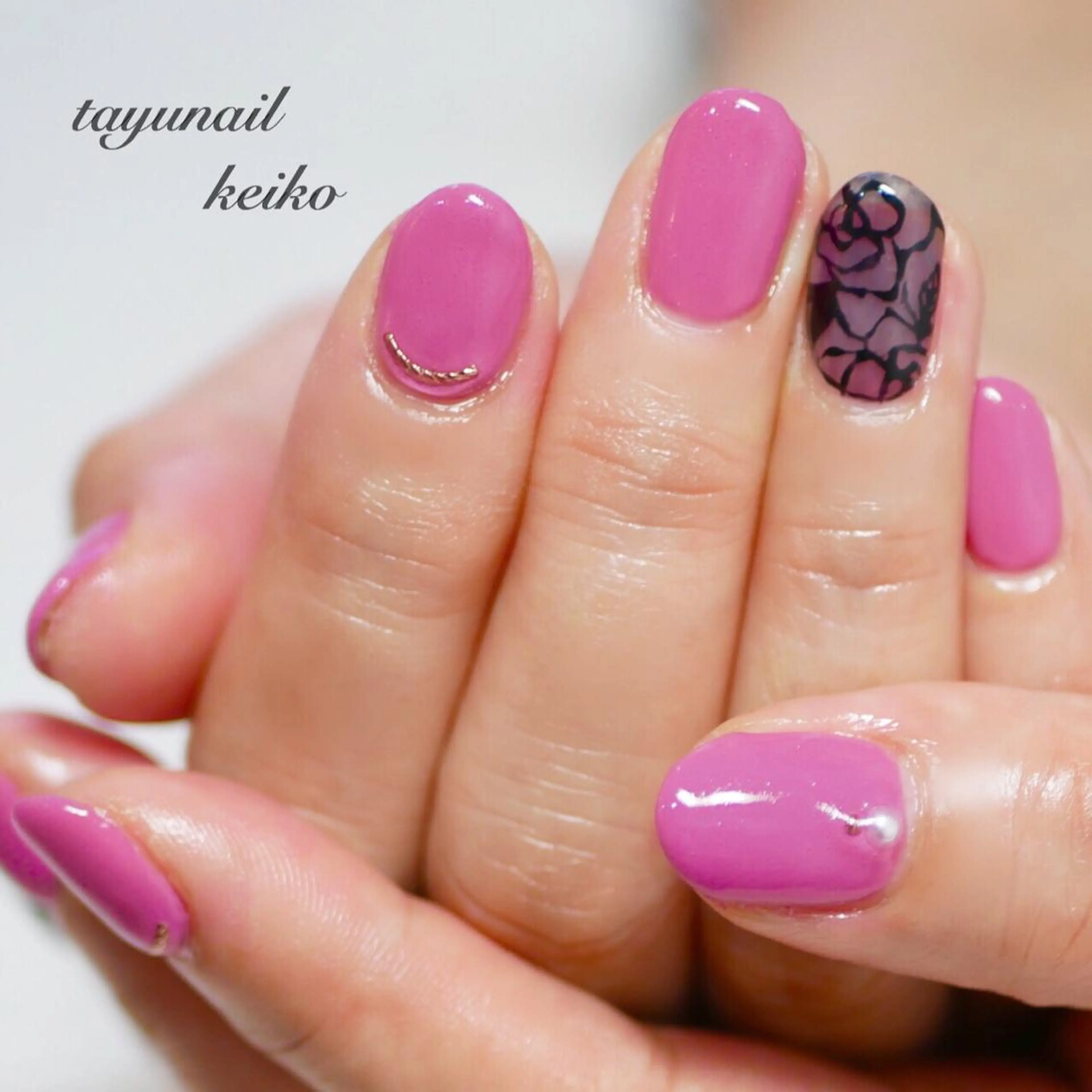 ネイル ハンドネイル ネイルサロン・ネイルスクール　たゆnail所属・ネイルサロン 【たゆnail】のネイルデザイン