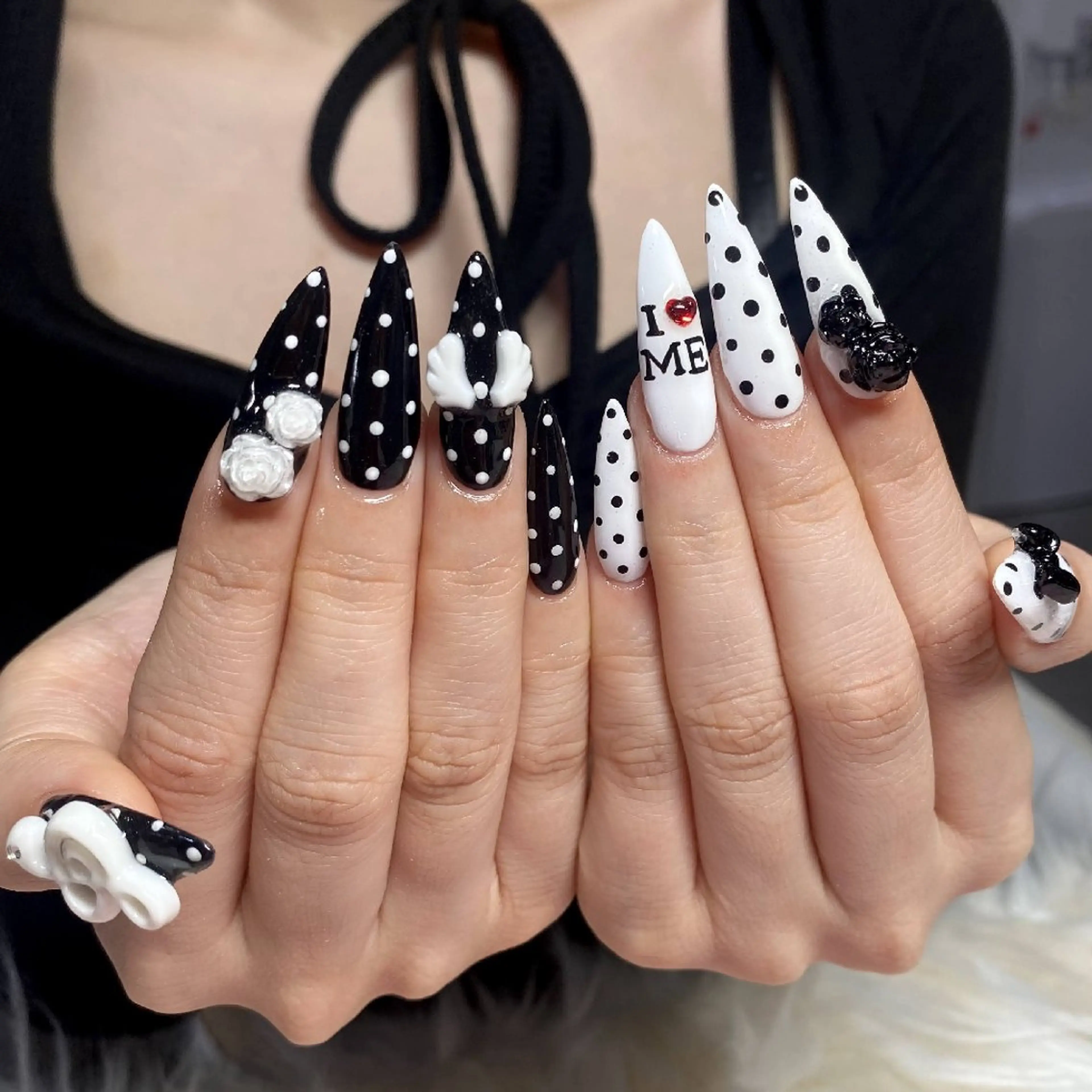 ネイル アートネイル 韓国ネイル マグネットネイル 夏ネイル ワンホンネイル ハンドネイル BelireMaa Nail&eyeのネイルデザイン