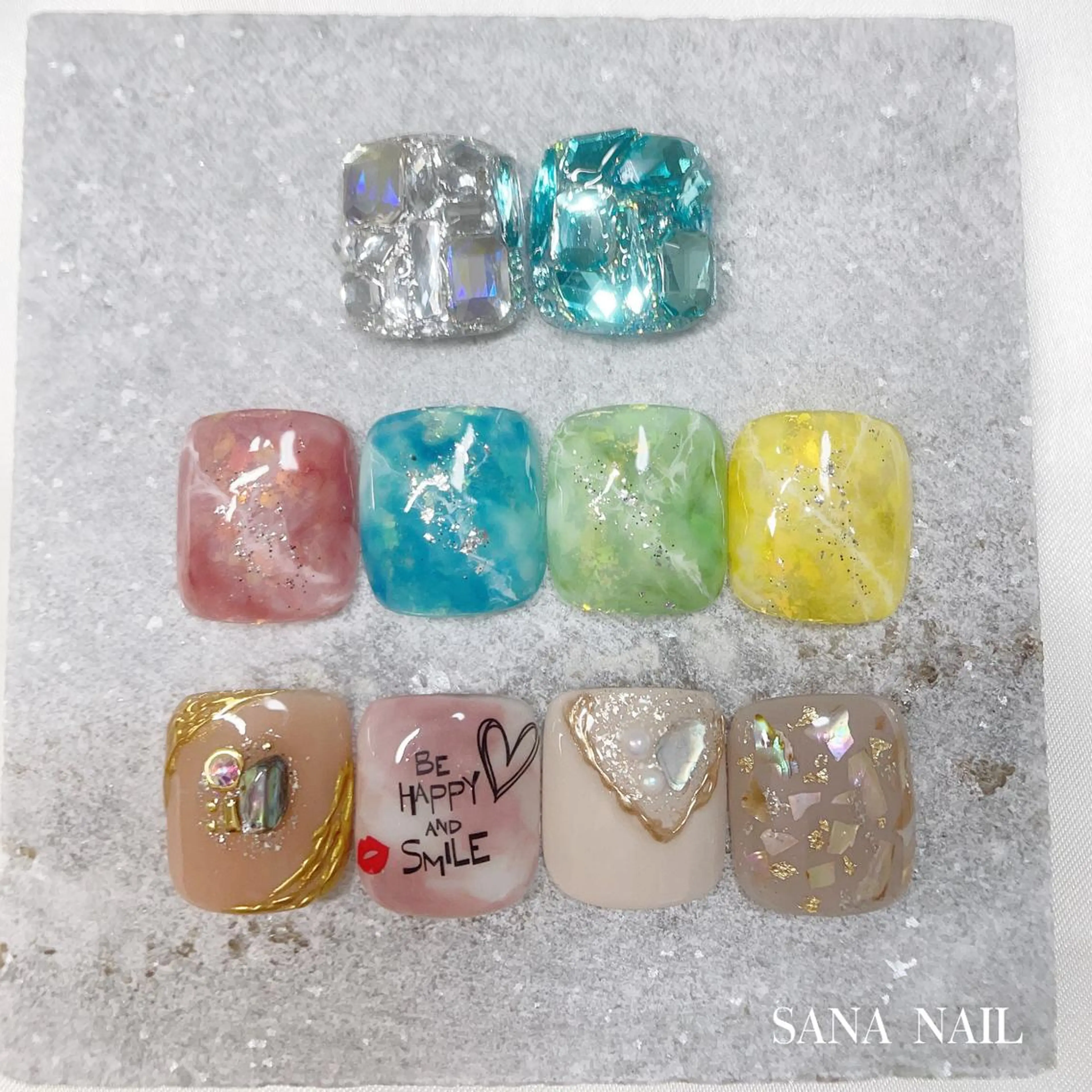 ネイル フットネイル nailsalon SANANAILのネイルデザイン