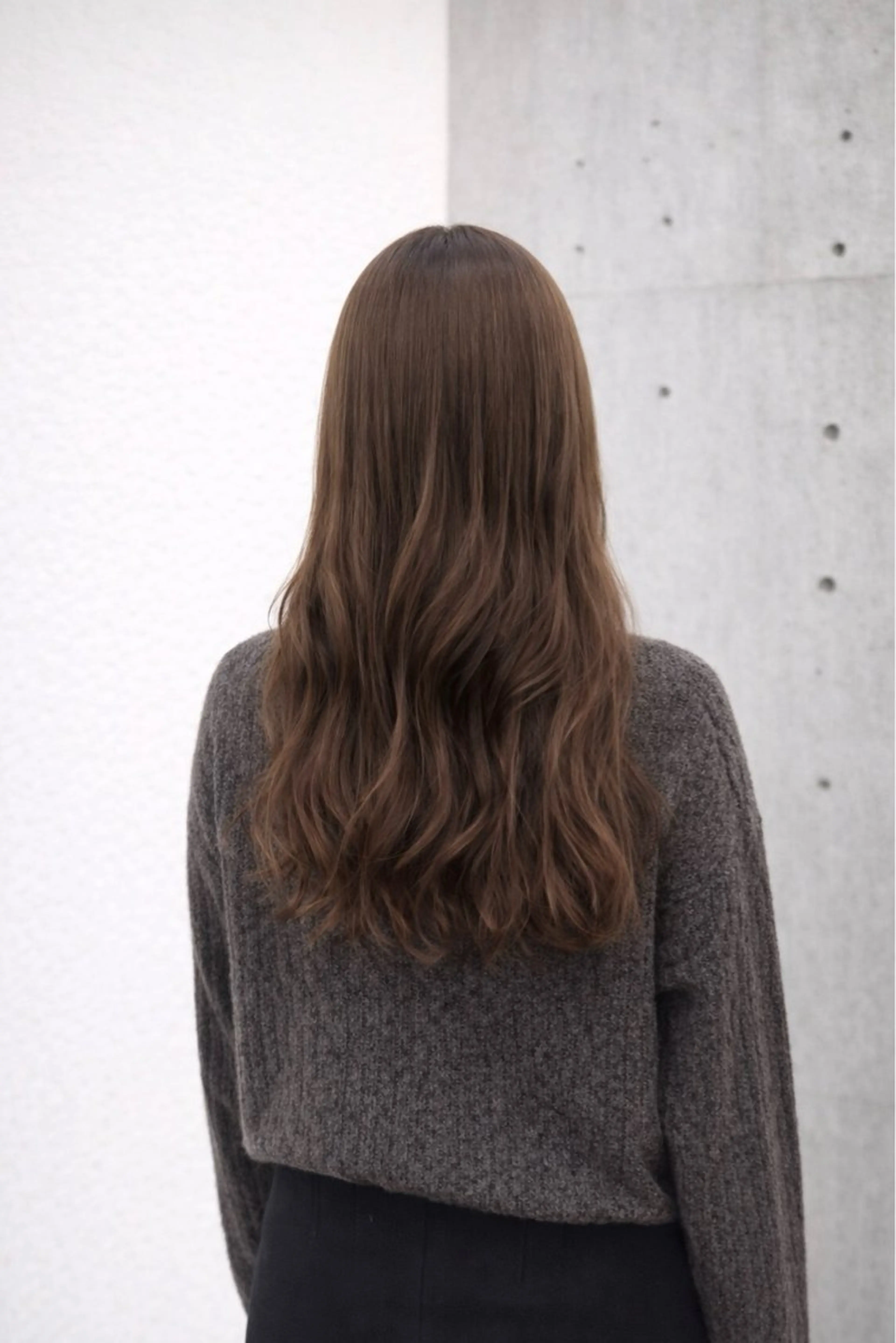 ロング カット ヘアカラー ボブパーマ アヤナのヘアスタイル