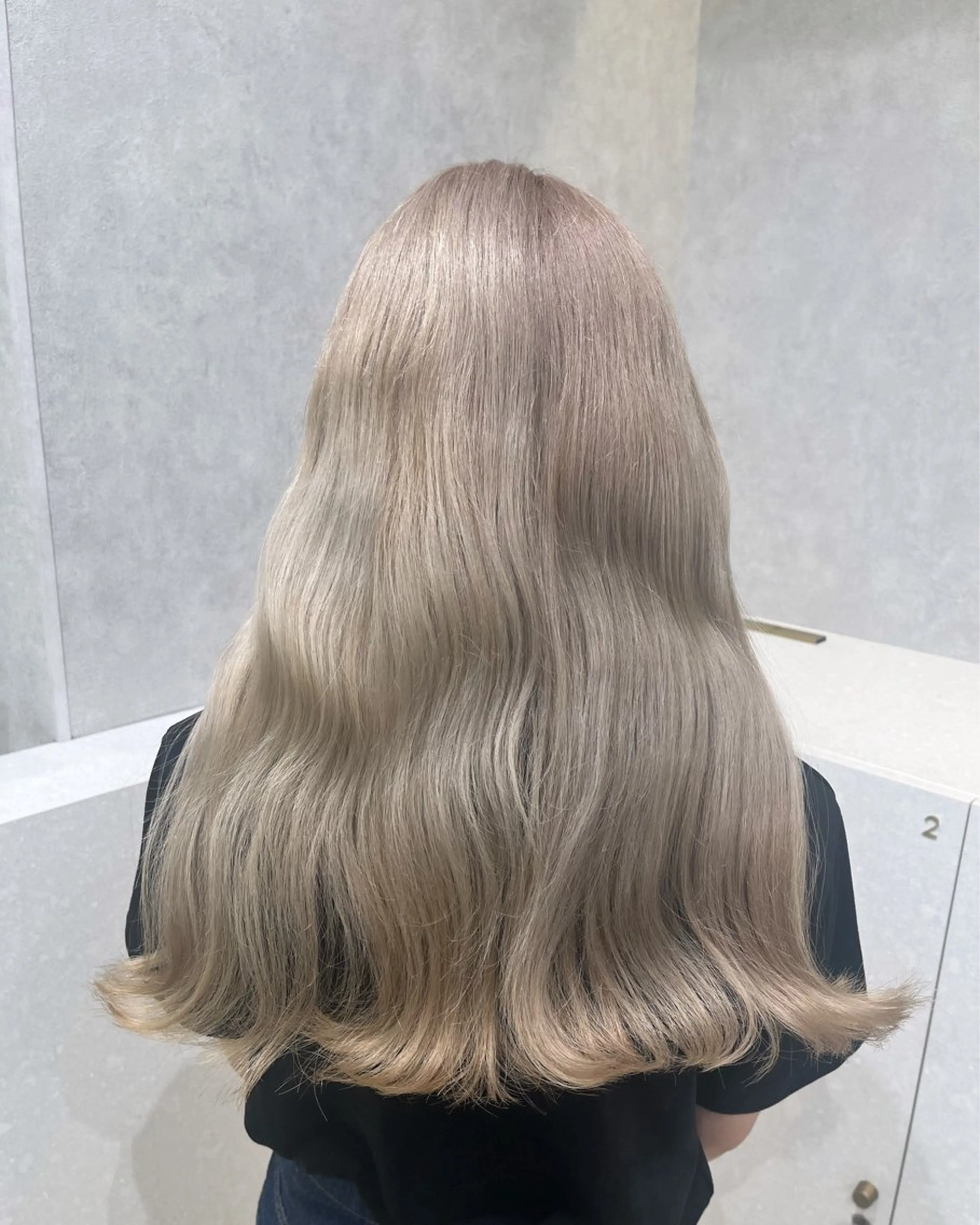 ロング カラー 韓国ヘア🇰🇷透明 感カラー/yui🎀のヘアスタイル