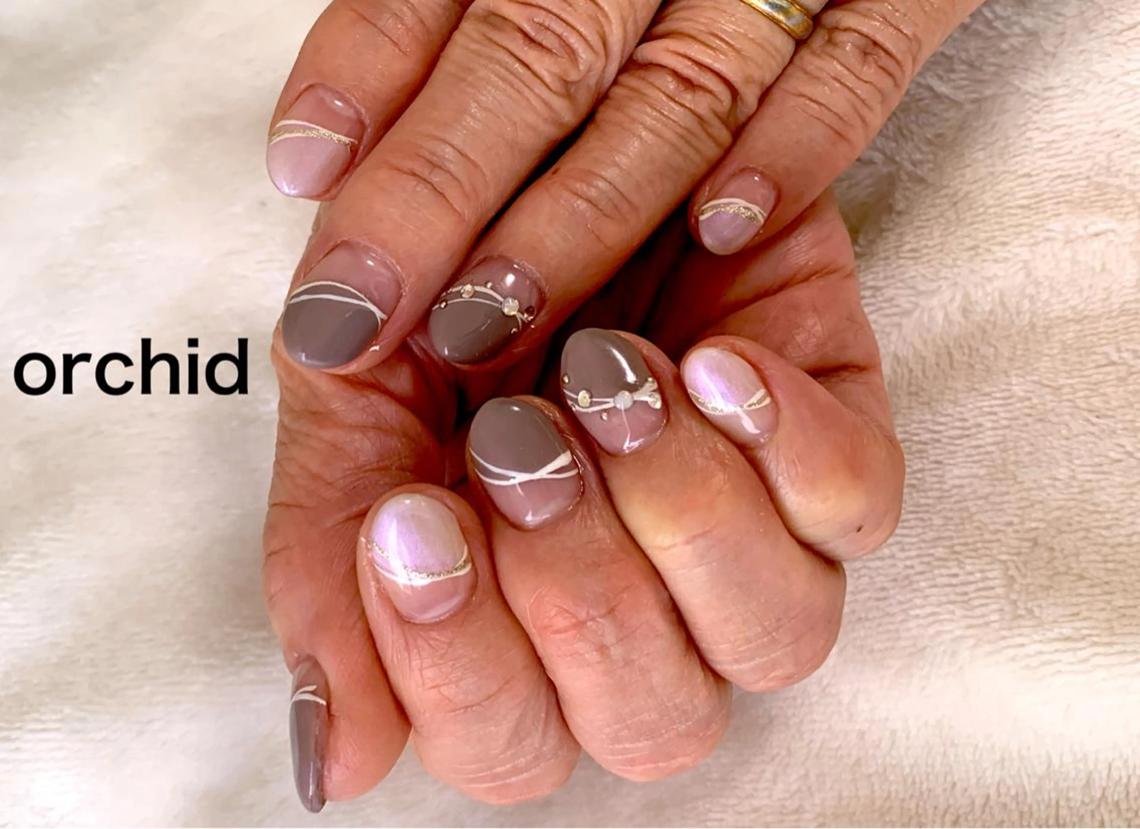 ネイル orchid ♡オーキッドのネイルデザイン