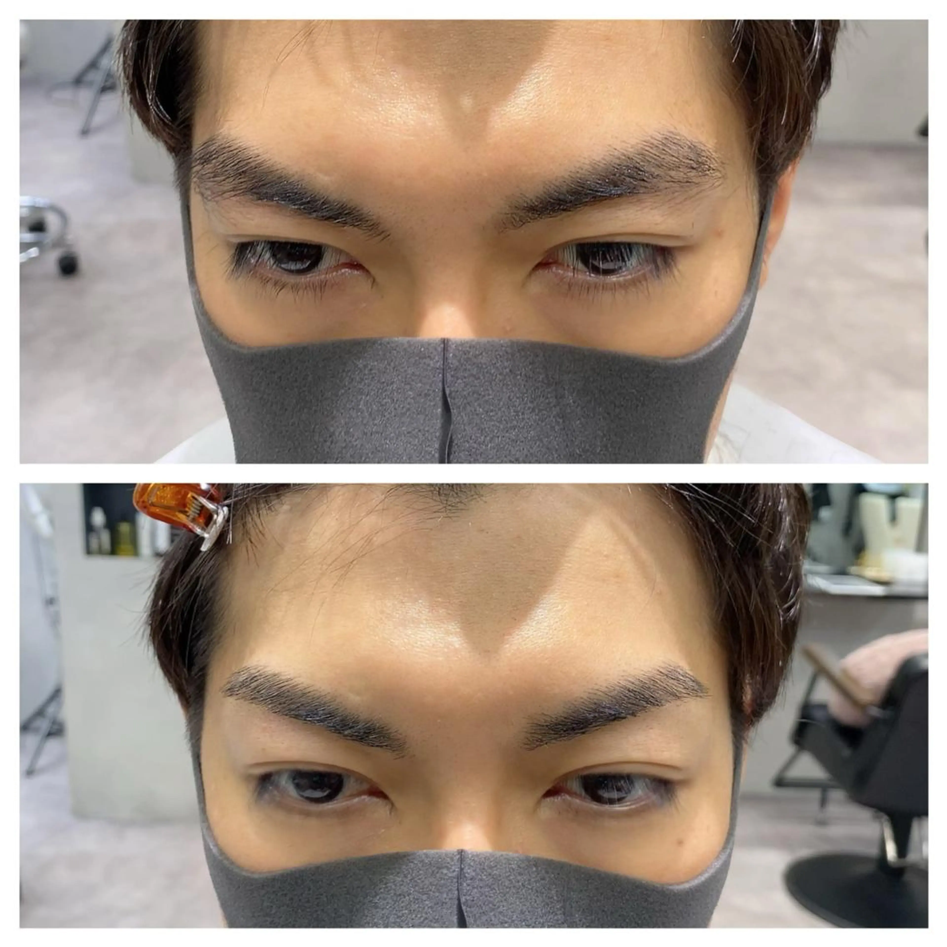 ショート メンズ アイブロウ 眉カット カット ヘッドスパ ヘアセット SALOWIN所属・半個室メンズ カット🥕羽鳥淳妃のヘアスタイル