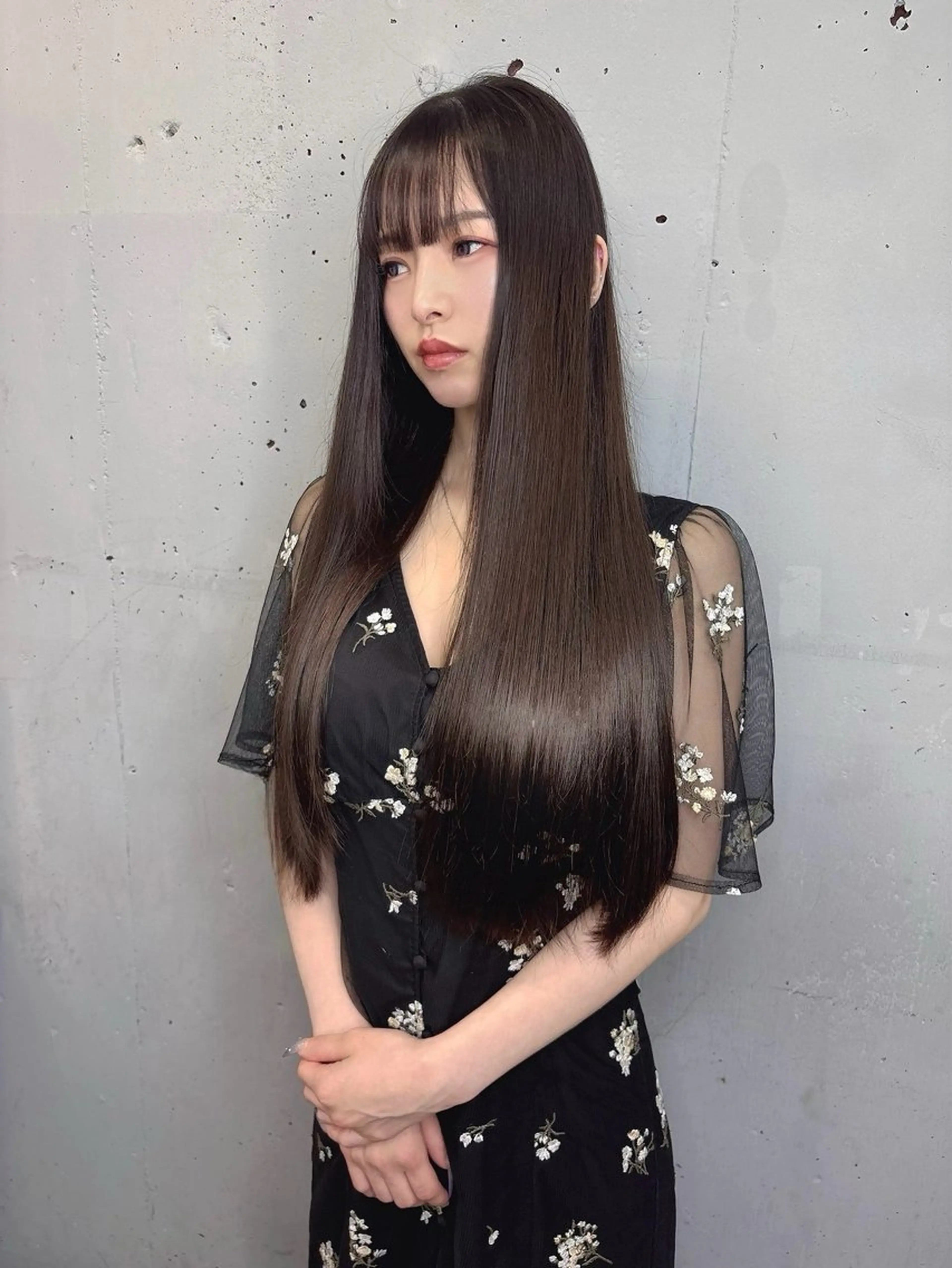 ロング カラー 新宿/髪質改善/ 縮毛矯正/松永ゆいのヘアスタイル