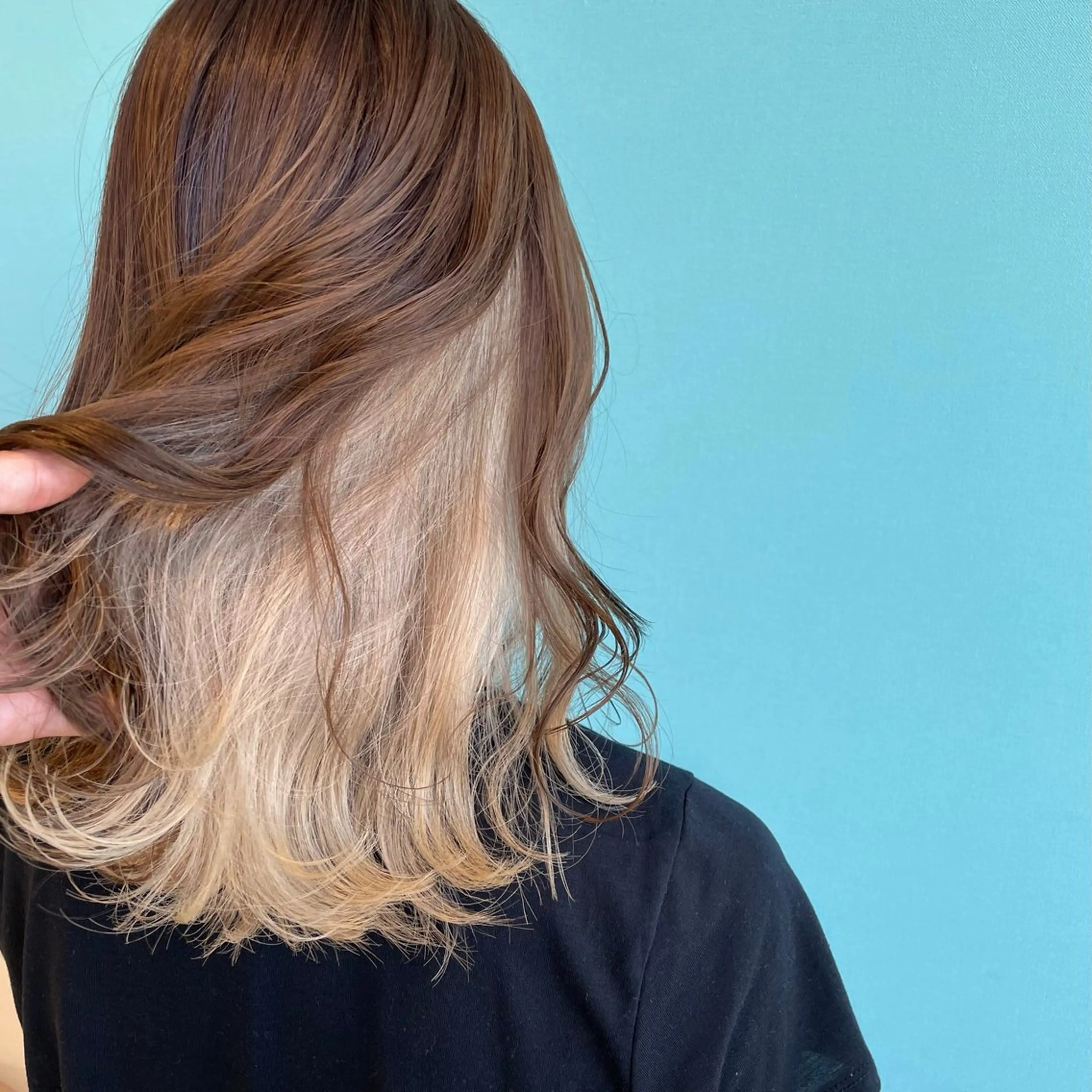 ロング カット ヘアカラー トリートメント 日置 大智のヘアスタイル