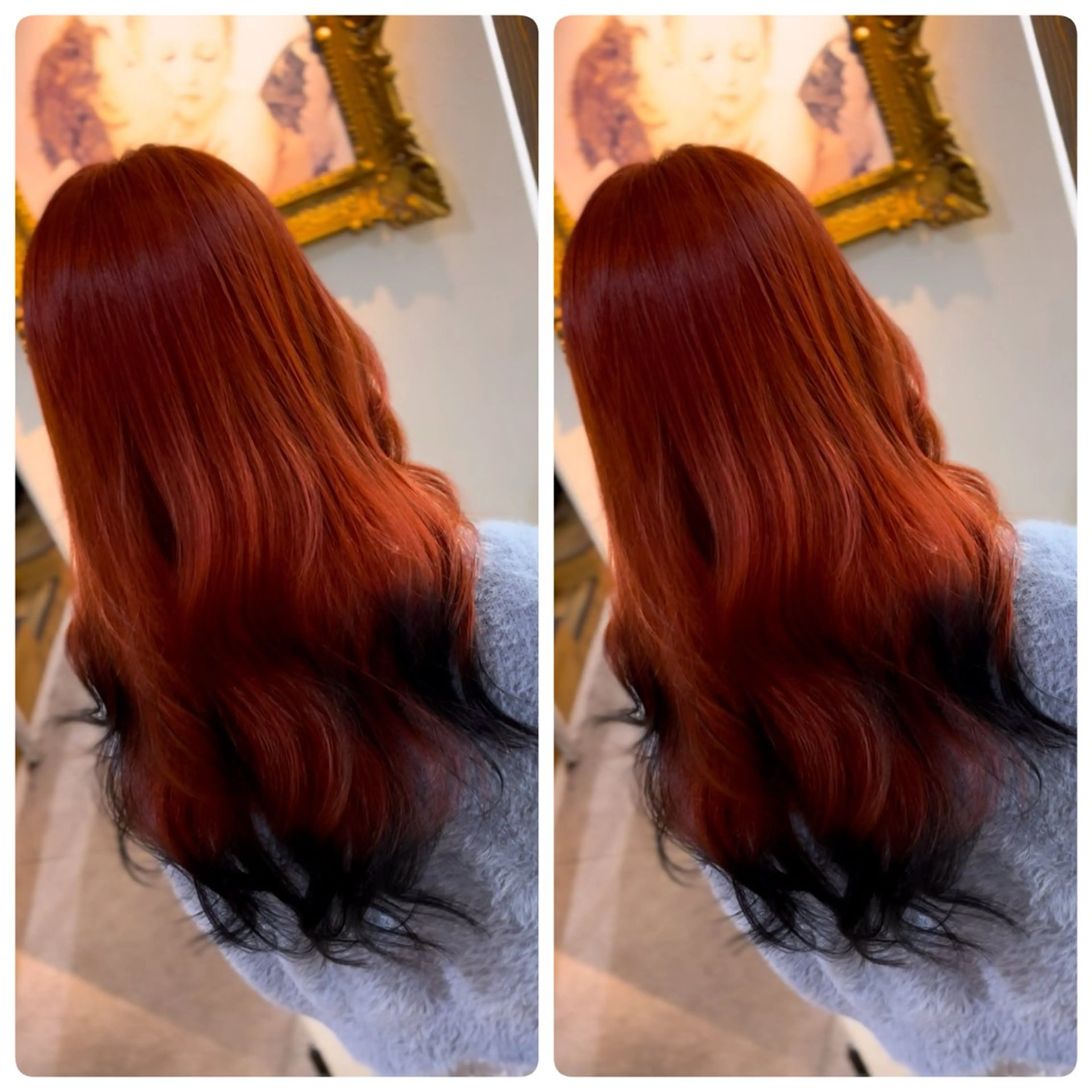 ロング ヘアカラー 飯星慧斗 /ブリーチ、縮毛矯正のヘアスタイル