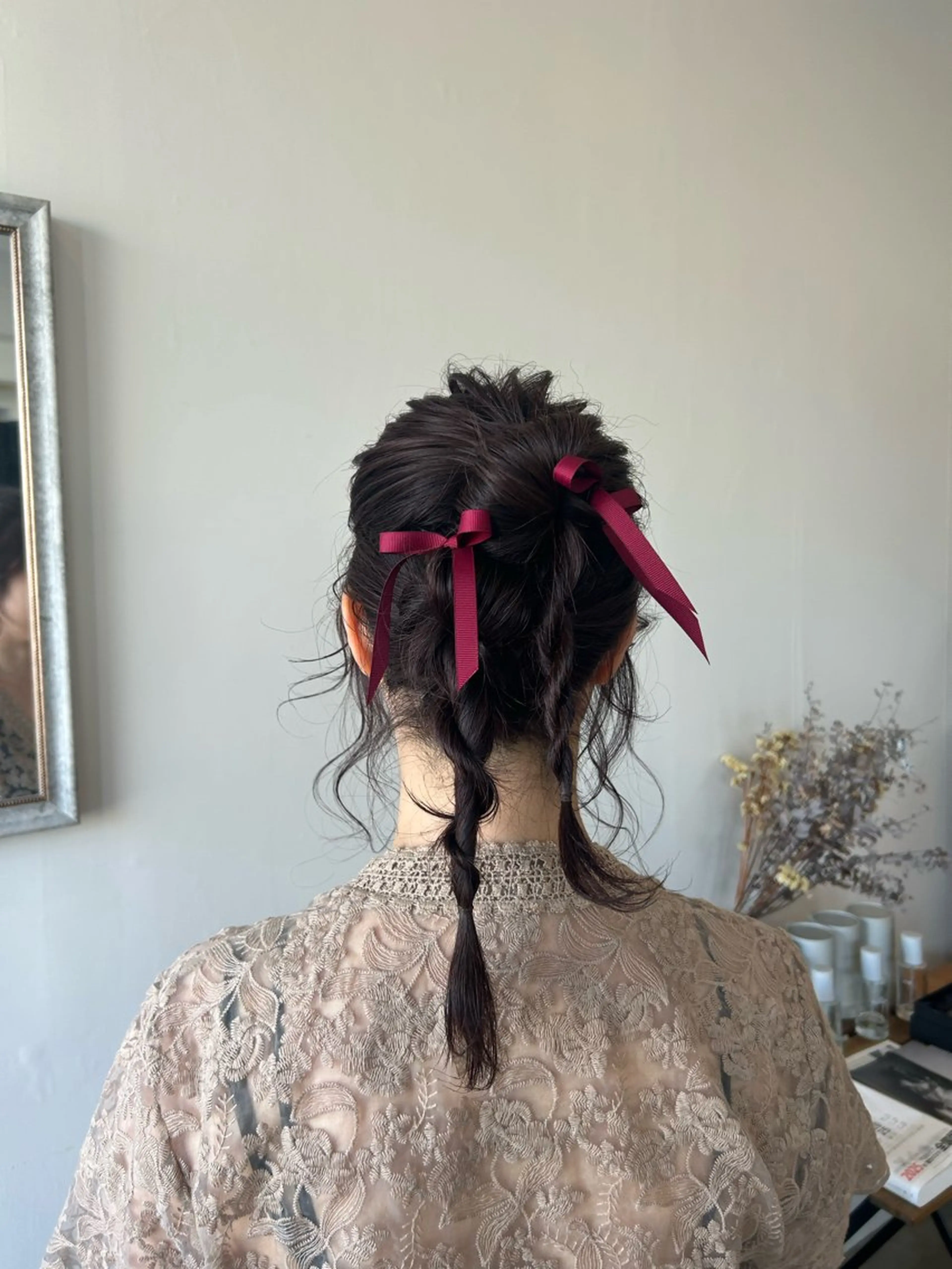 セミロング ヘアアレンジ plus HAIR いずみのヘアスタイル