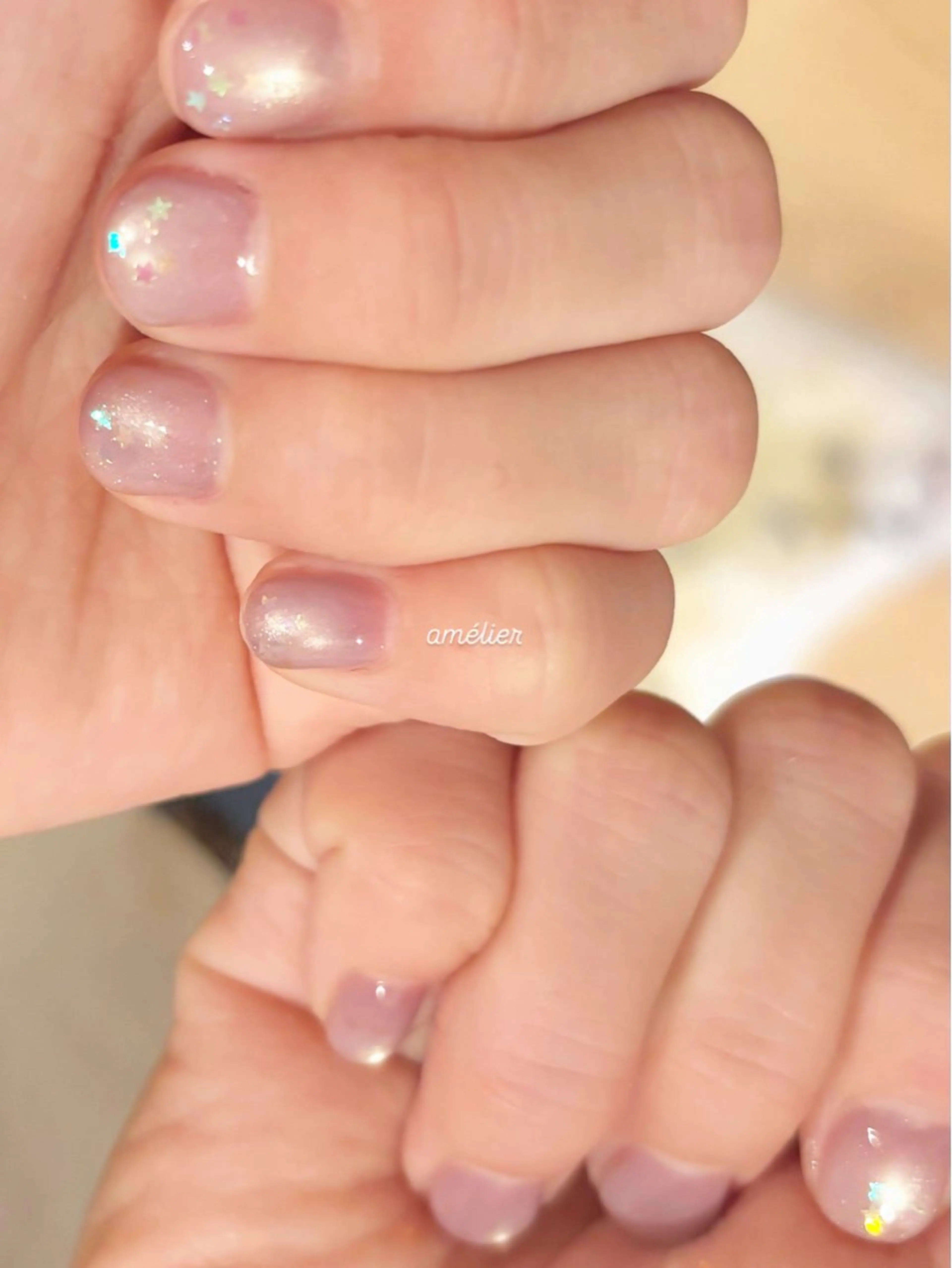 ネイル キラキラネイル ハンドネイル amélier ꕁアメリエꕁのネイルデザイン