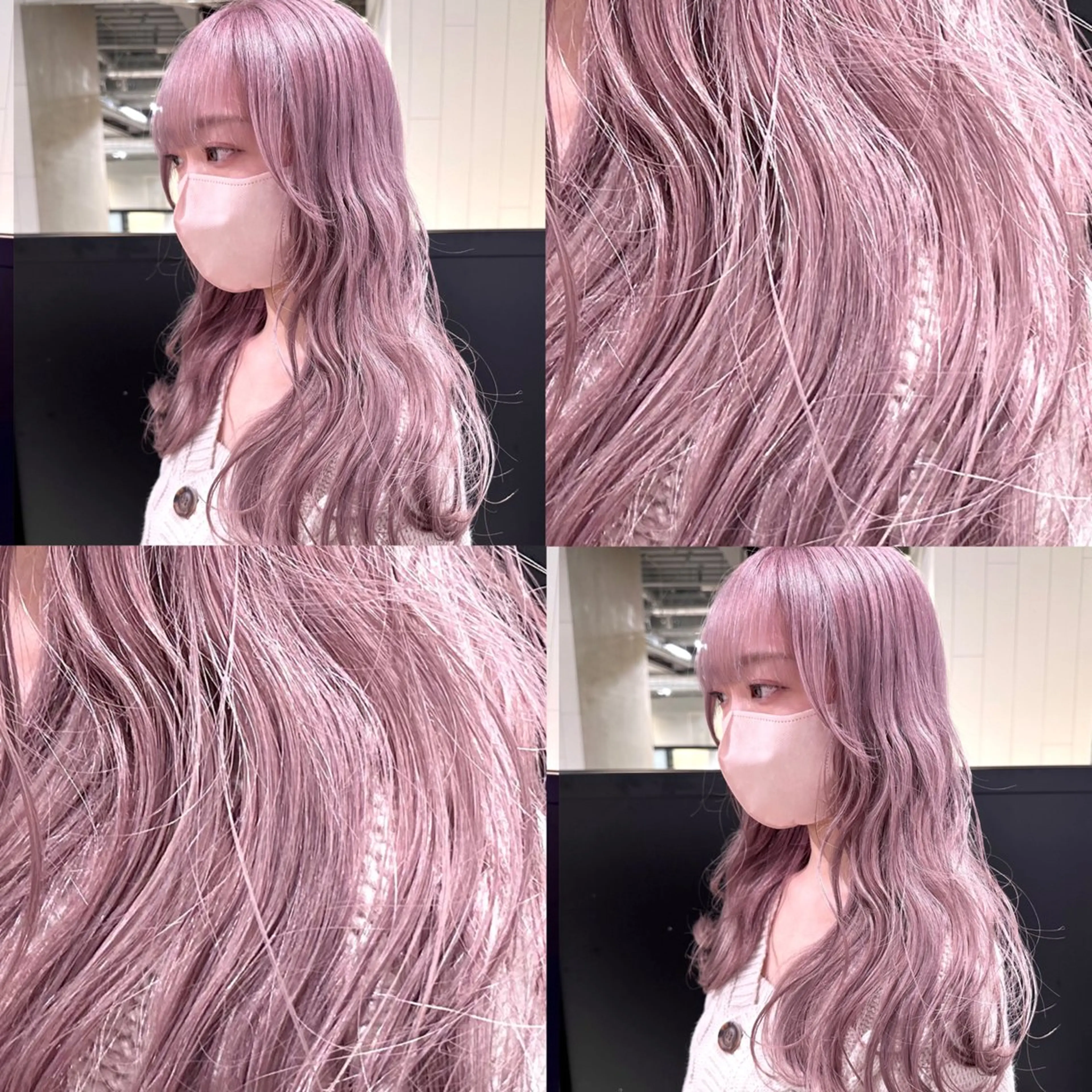 セミロング カラー カット ヘアカラー トリートメント ヘアセット Lani5710所属・🧸ブリーチ特化/前 髪/しょうじりか🎀のヘアスタイル