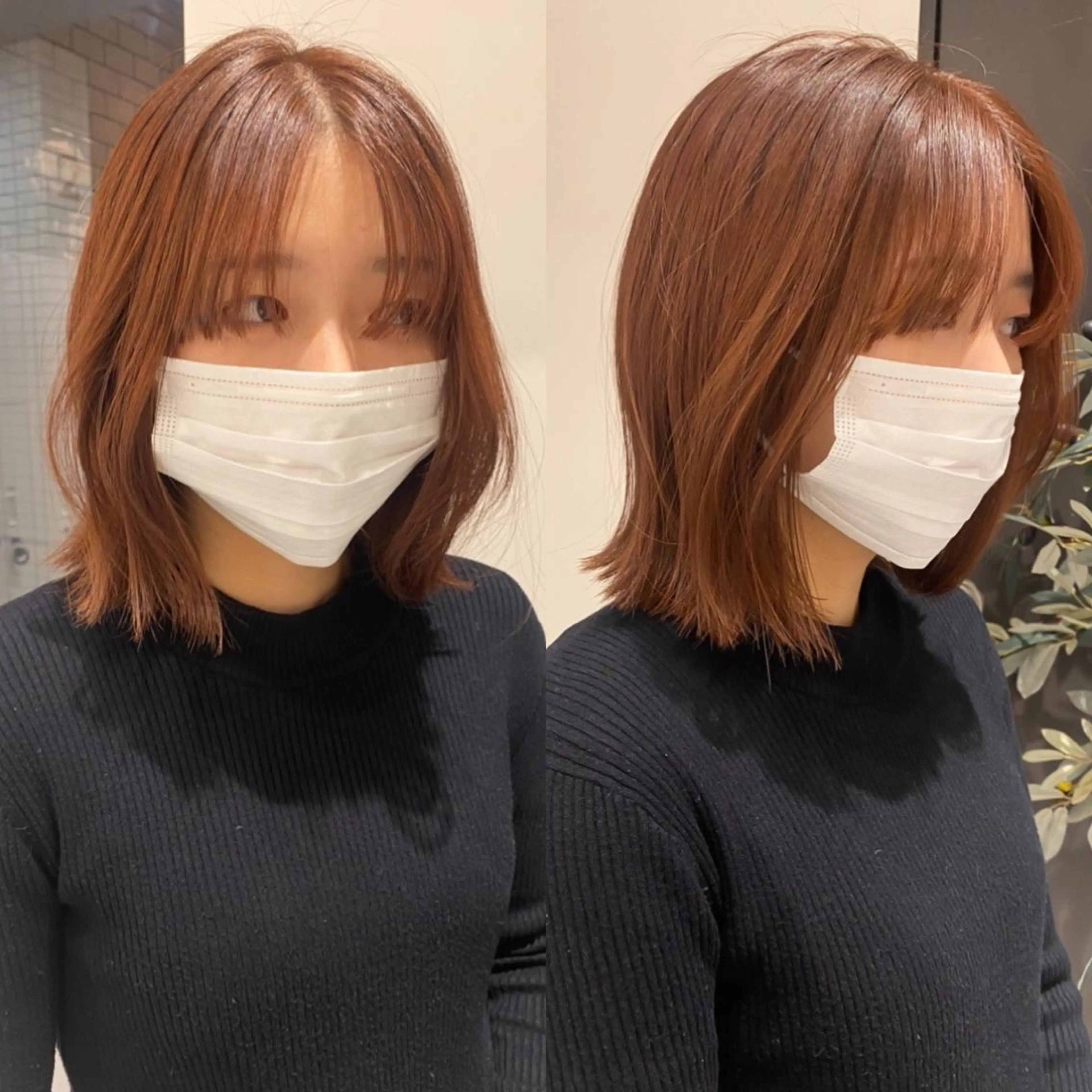 ミディアム ୨୧柔らかいカラー nozomi ୨୧のヘアスタイル