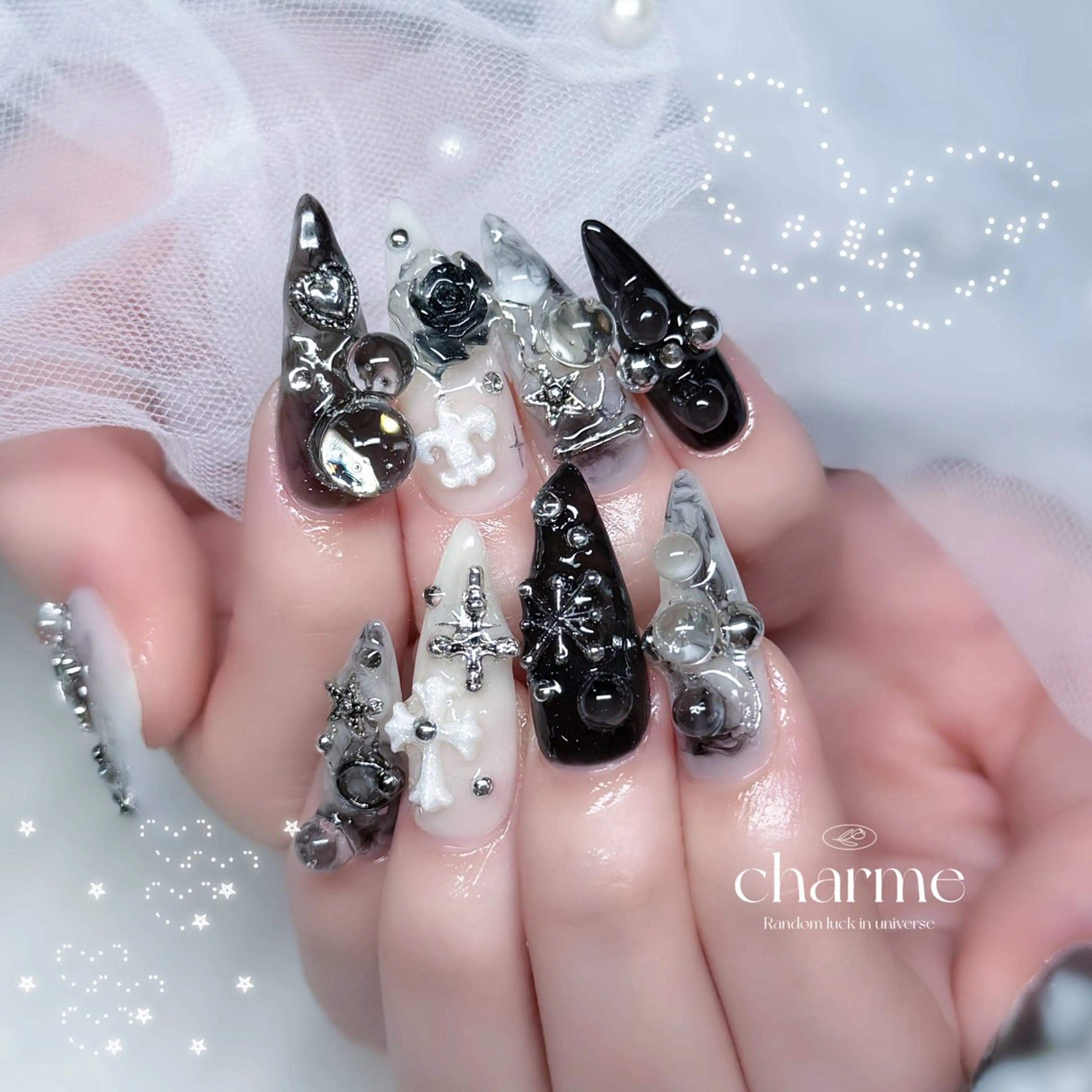 ネイル ハンドネイル charme所属・🤍 charme ネイル 脱毛🤍のネイルデザイン