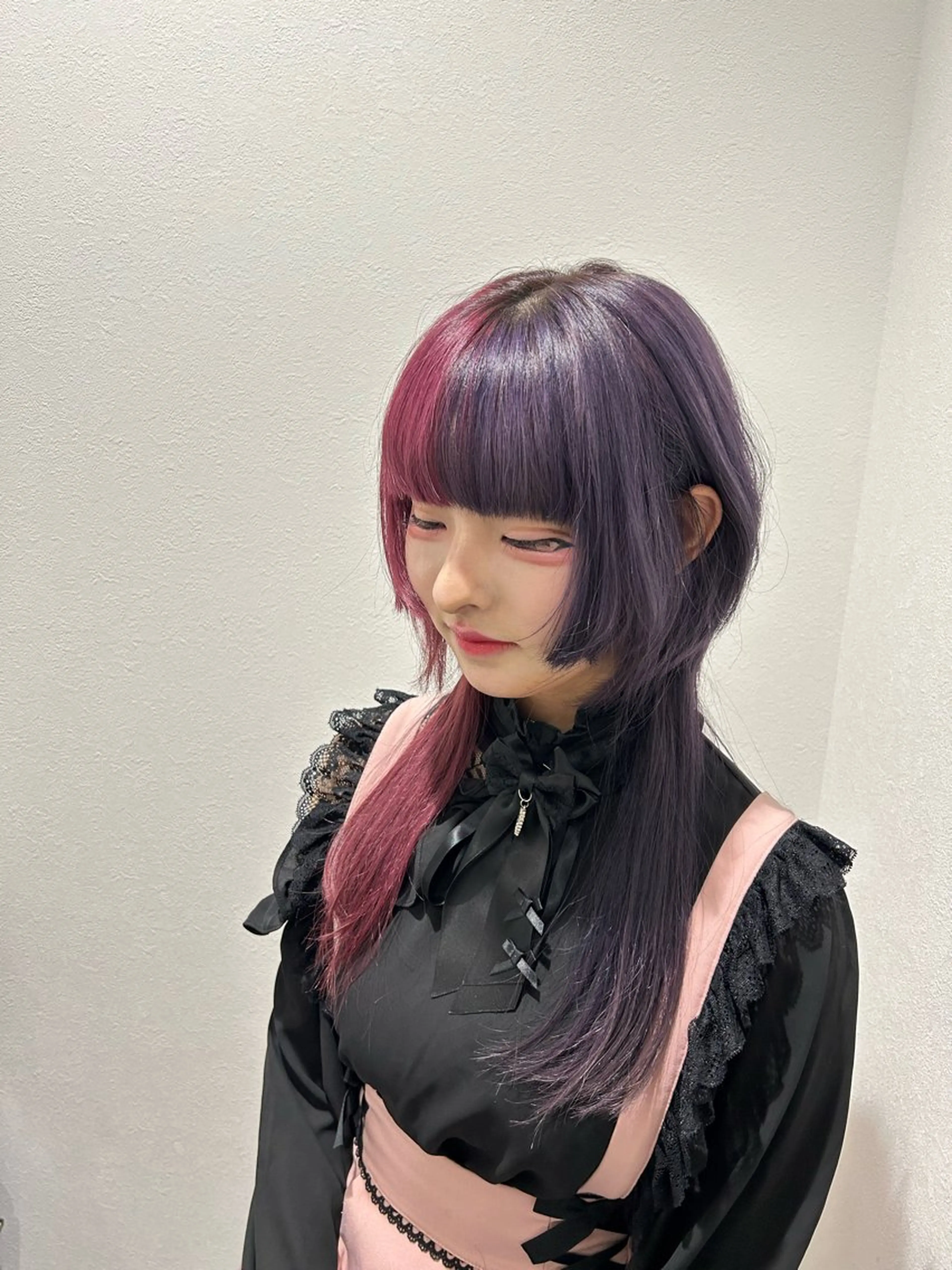 ミディアム カラー ヘアアレンジ カット ヘアカラー トリートメント 🐺青木光太朗 ウルフ/レイヤー🐺のヘアスタイル