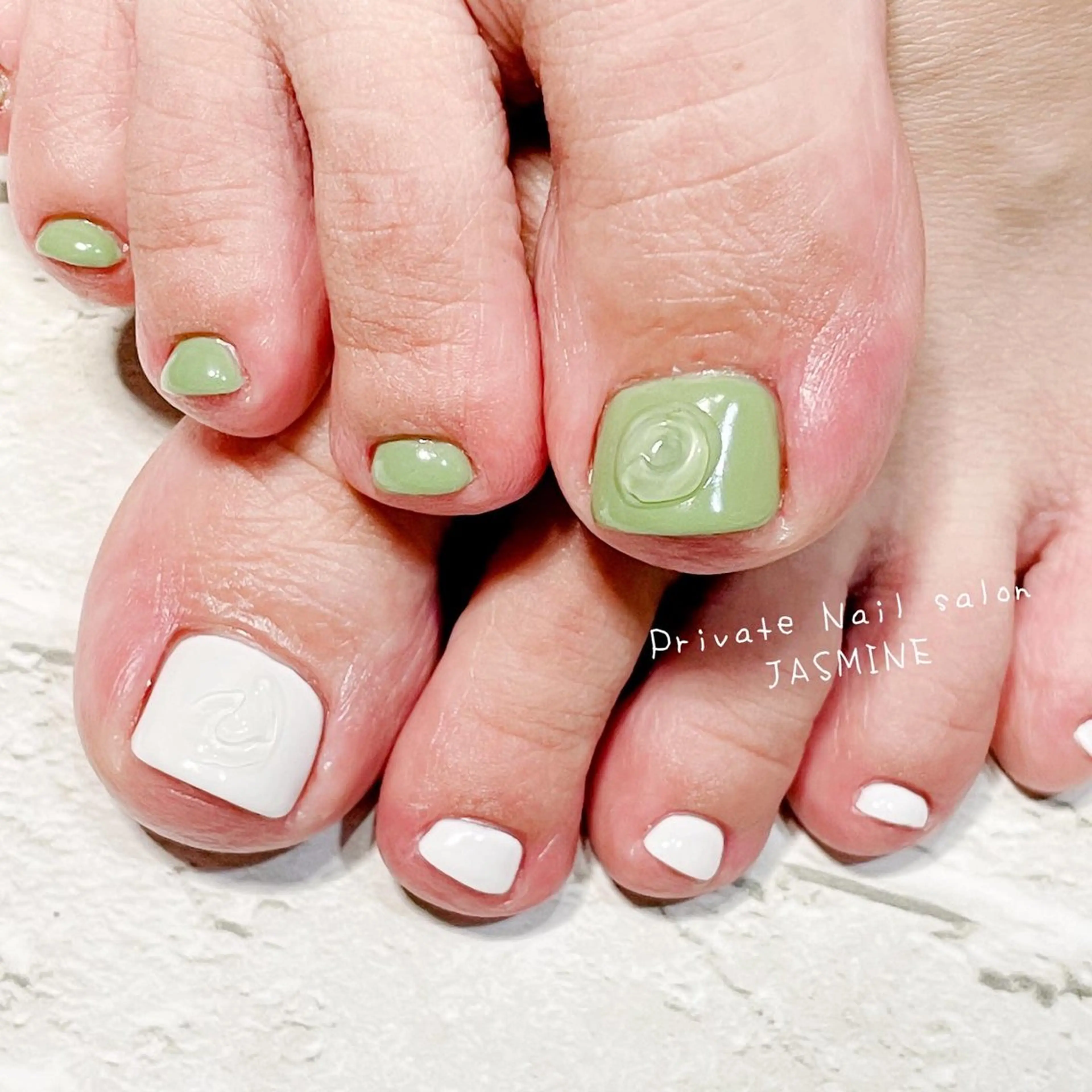 ネイル ぷっくりネイル Nail salon JASMINEのネイルデザイン