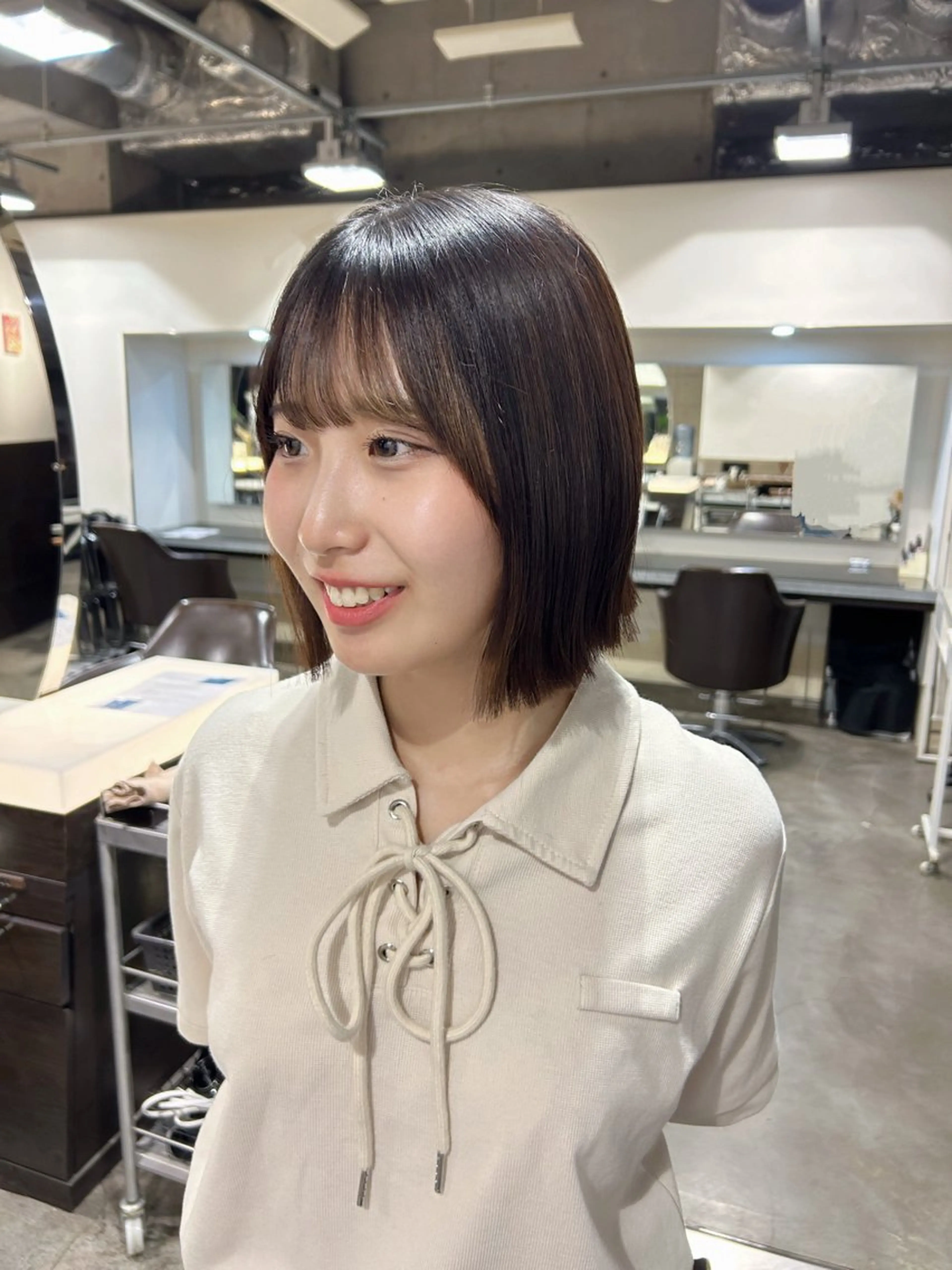 ショート unsarto所属・レイヤー💫パーマ 🌙 nanacoのヘアスタイル