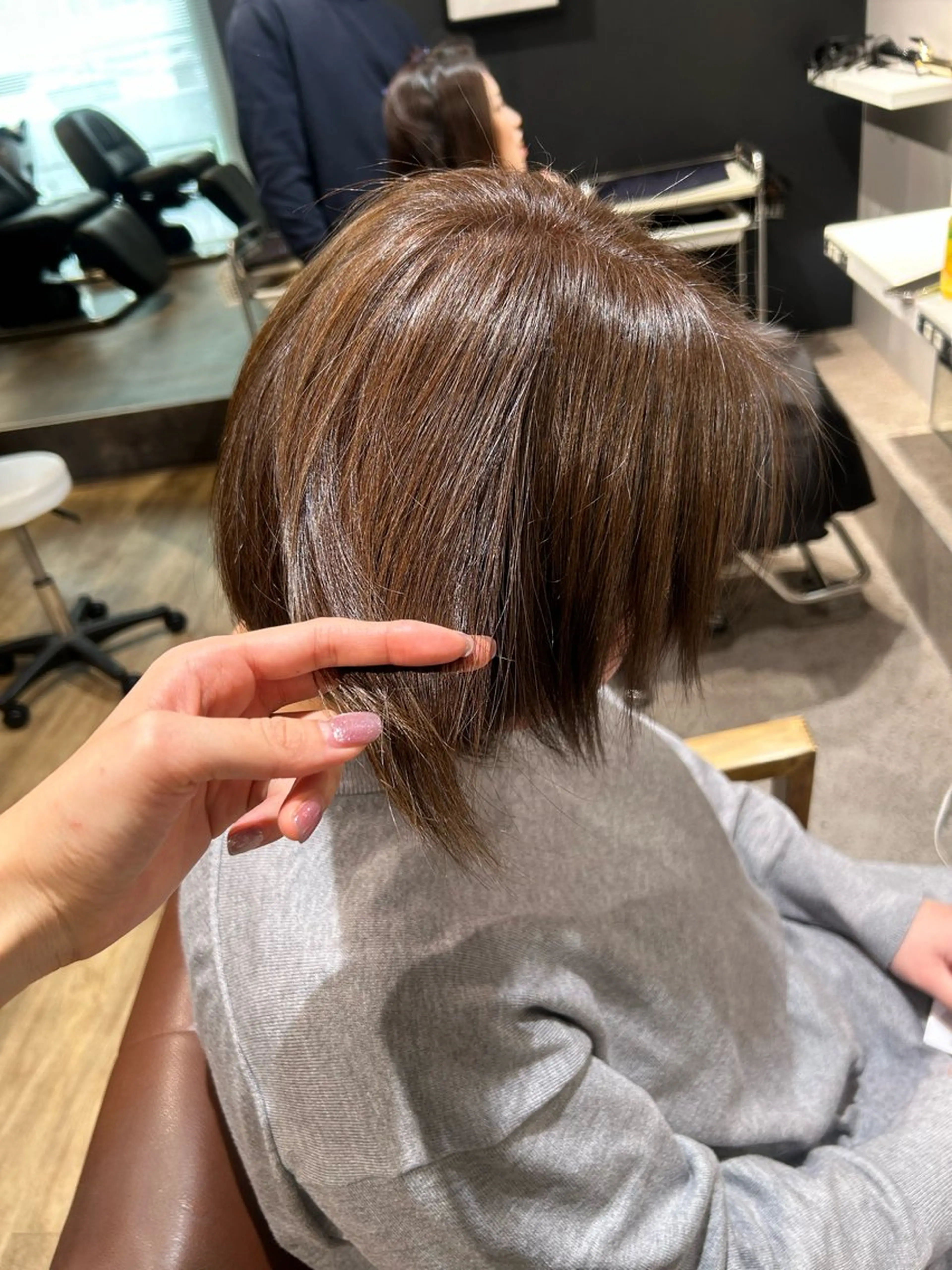 ショート BONIA by HEADLIGHT 大阪梅田店【ボニア バイ ヘッドライト】所属・綾/似合わせcut うめだの隠れ家サロンのヘアスタイル