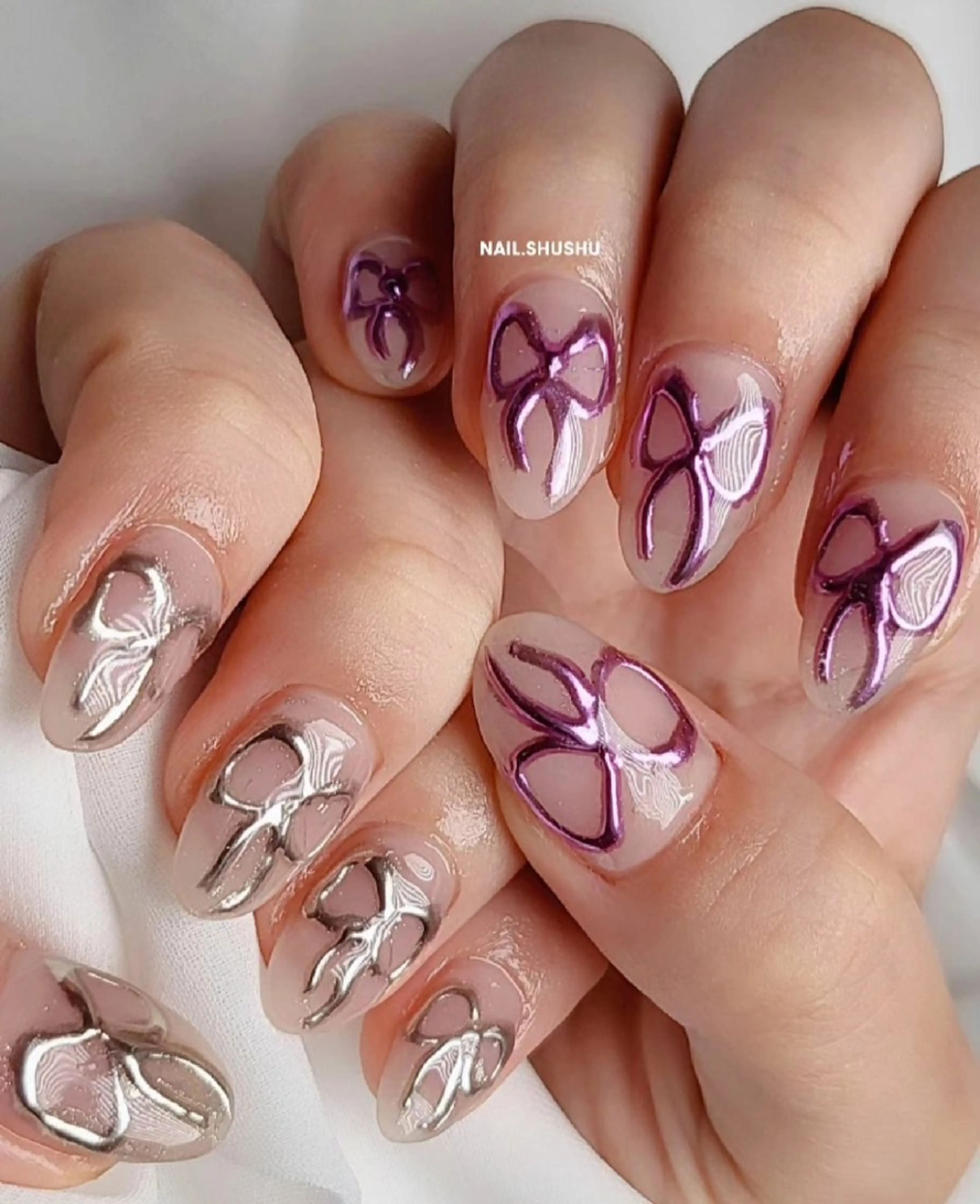 ネイル 持ち込み ニュアンスネイル ワンカラーネイル シンプルネイル 夏ネイル 3dパーツ/流行り 👧shushu❤️のネイルデザイン