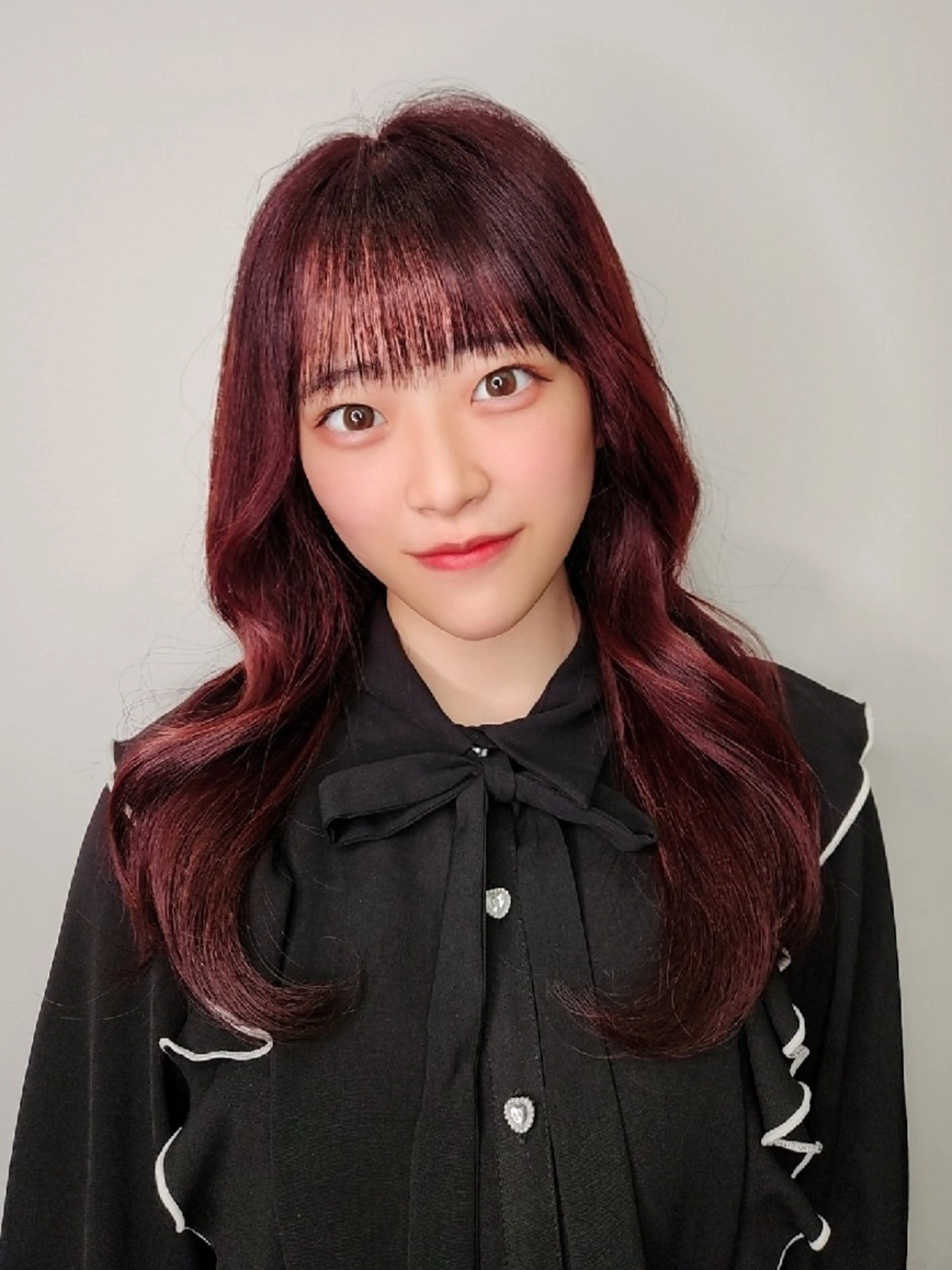 ロング カラー Nanako。/韓国 ヘア/顔周りカットのヘアスタイル