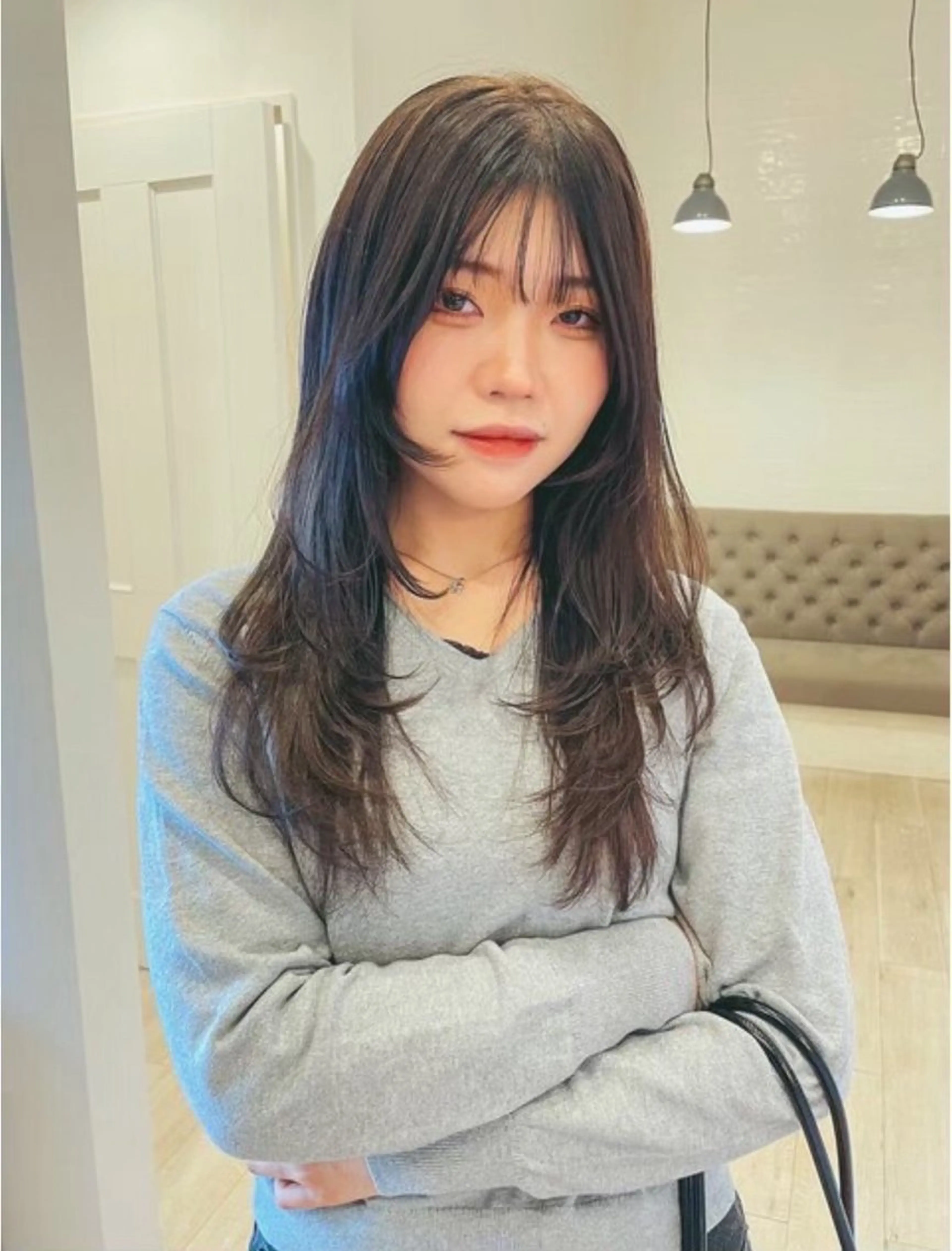 ロング カット 草野ゆずき⌇縮毛矯正 ⌇レイヤー⌇ボブ🕊のヘアスタイル