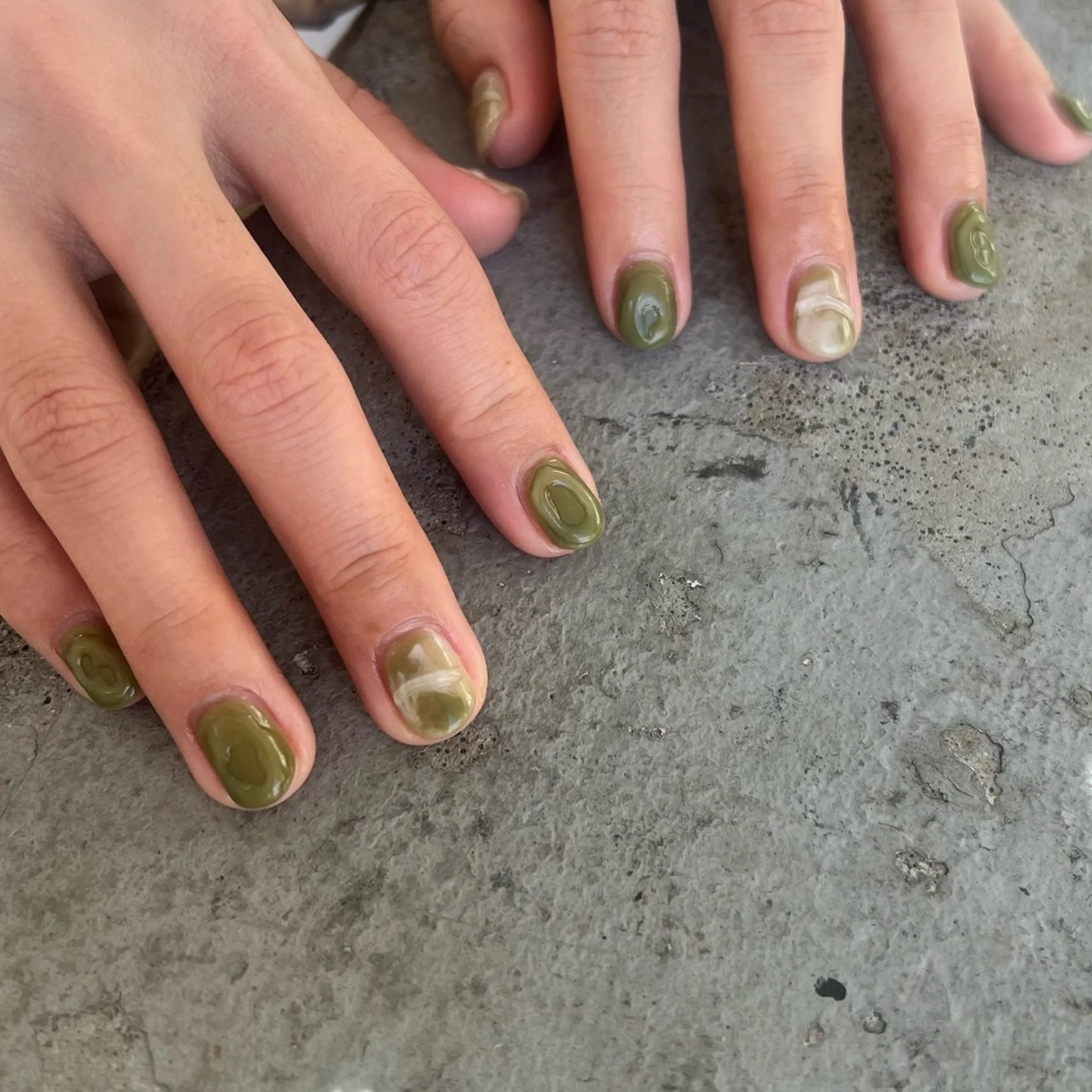 ネイル 春ネイル YUKIMO🍎名駅 /ニュアンスのネイルデザイン