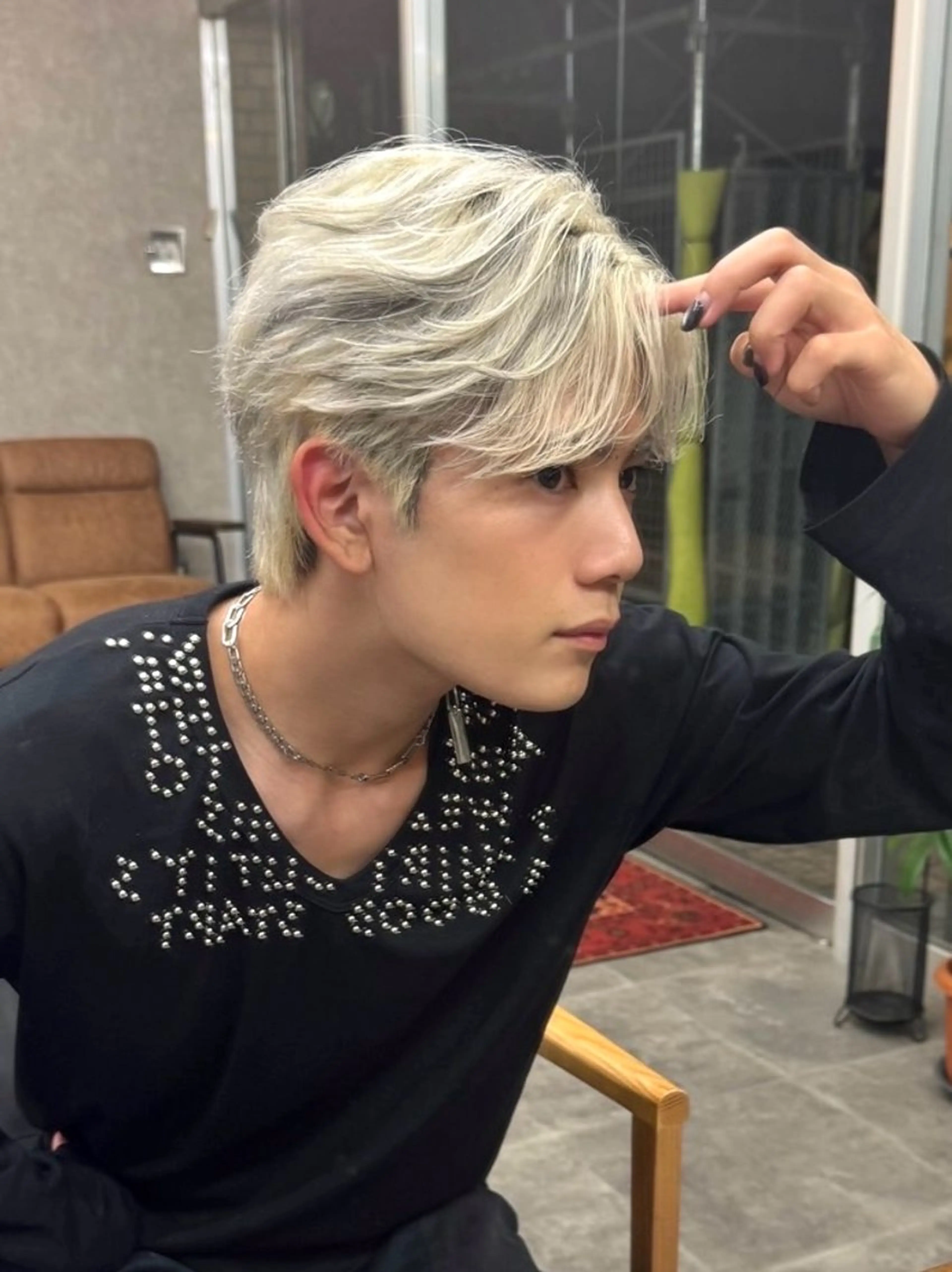 ショート カラー メンズ ✂︎メンズ特化千葉 パーマ優希のヘアスタイル