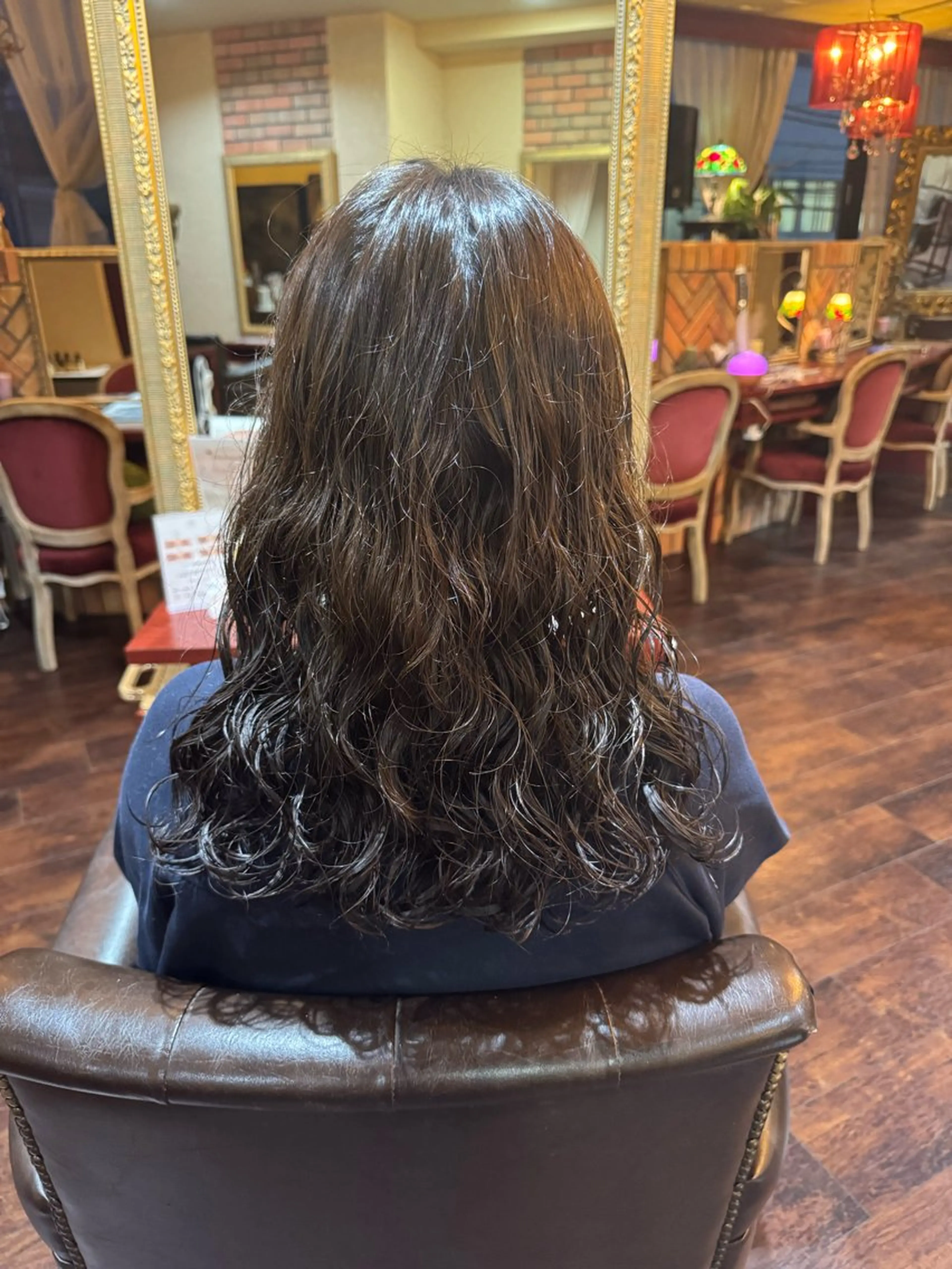 パーマ 笠井 彩花のヘアスタイル