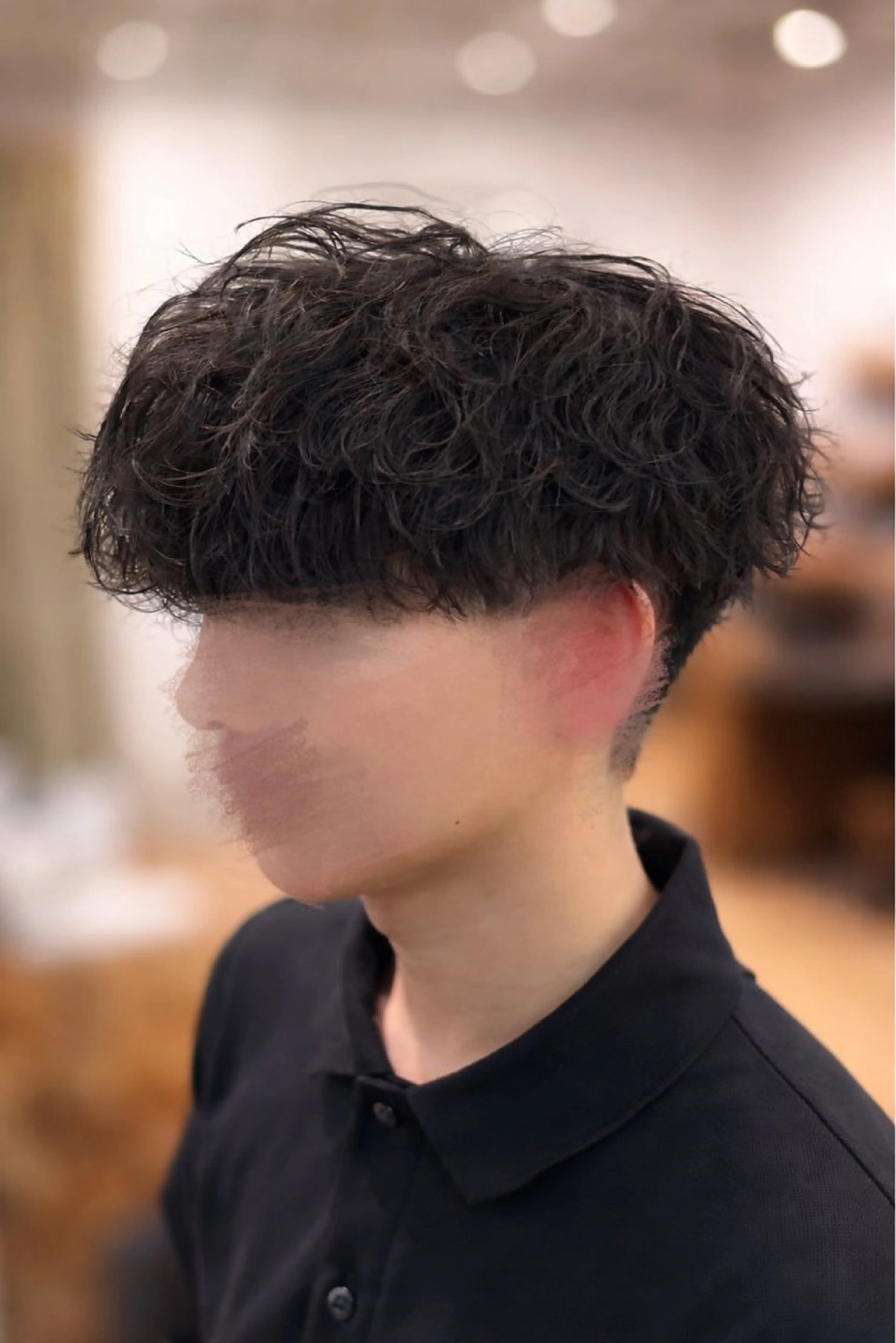 カット+シャドウパーマの写真