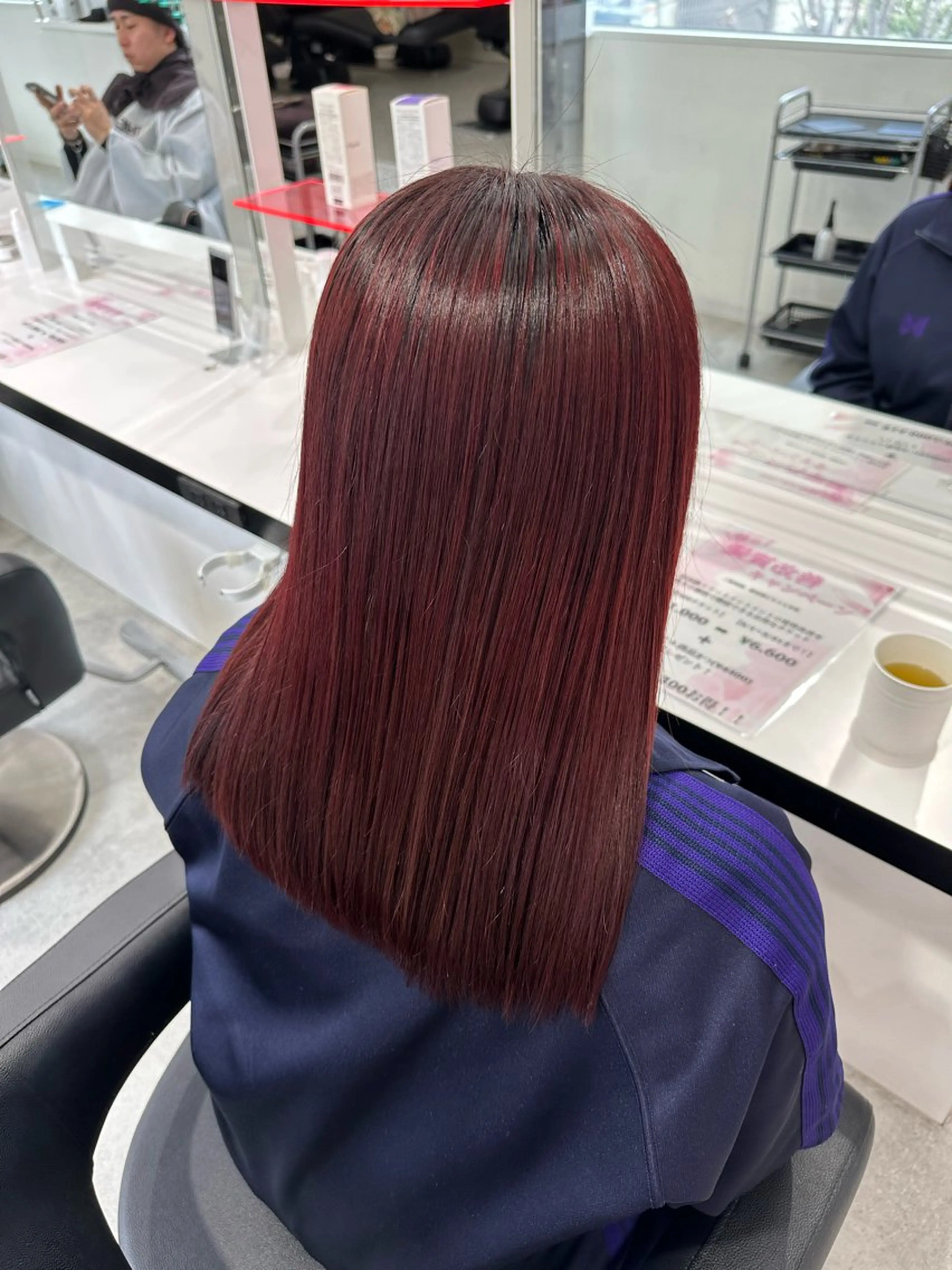 セミロング カラー カット ヘアカラー 透明感・トレンドヘア 🫧SENDAI🫧のヘアスタイル