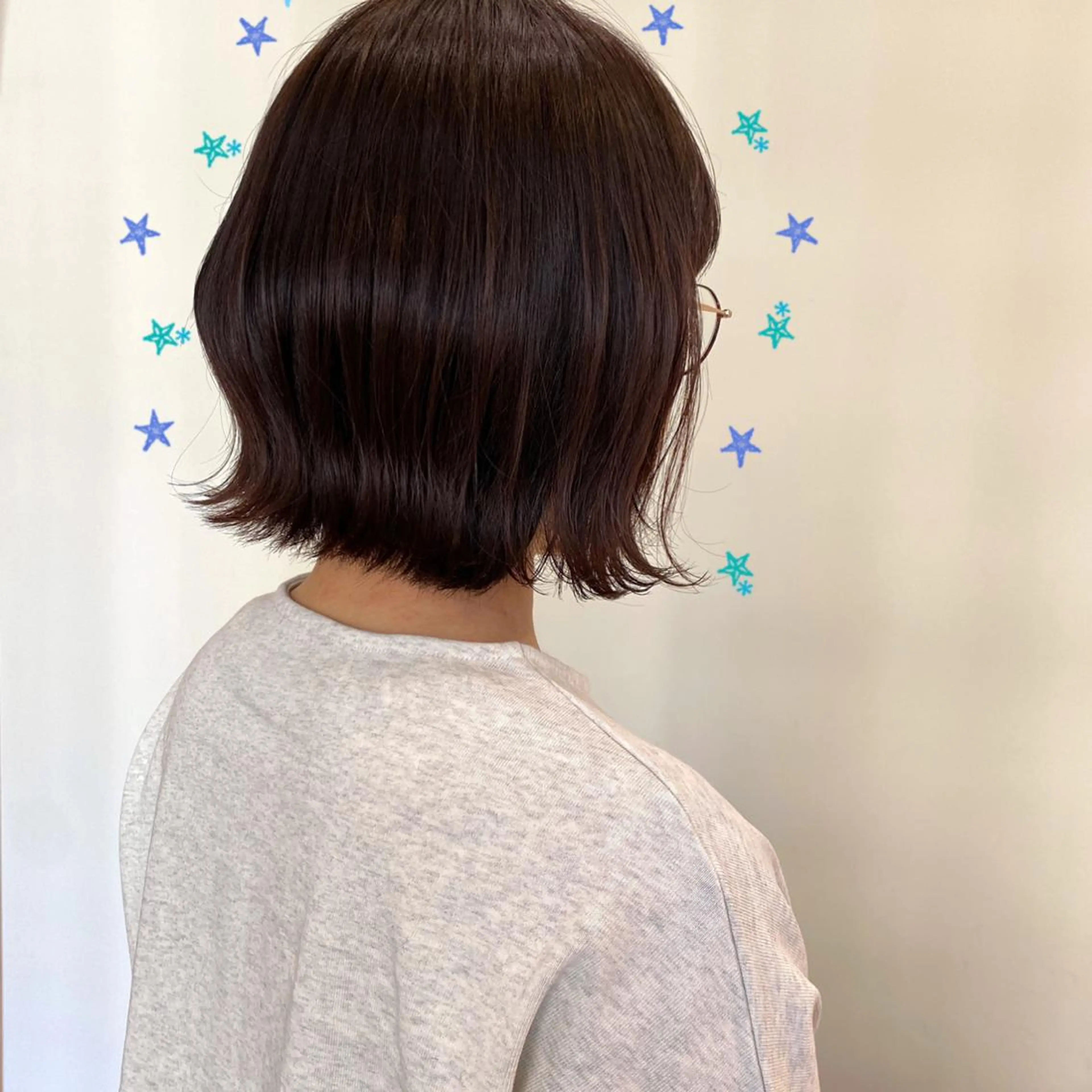 ミディアム カラー カット 縮毛矯正 トリートメント 酸性縮毛矯正/ ホッタケイシのヘアスタイル