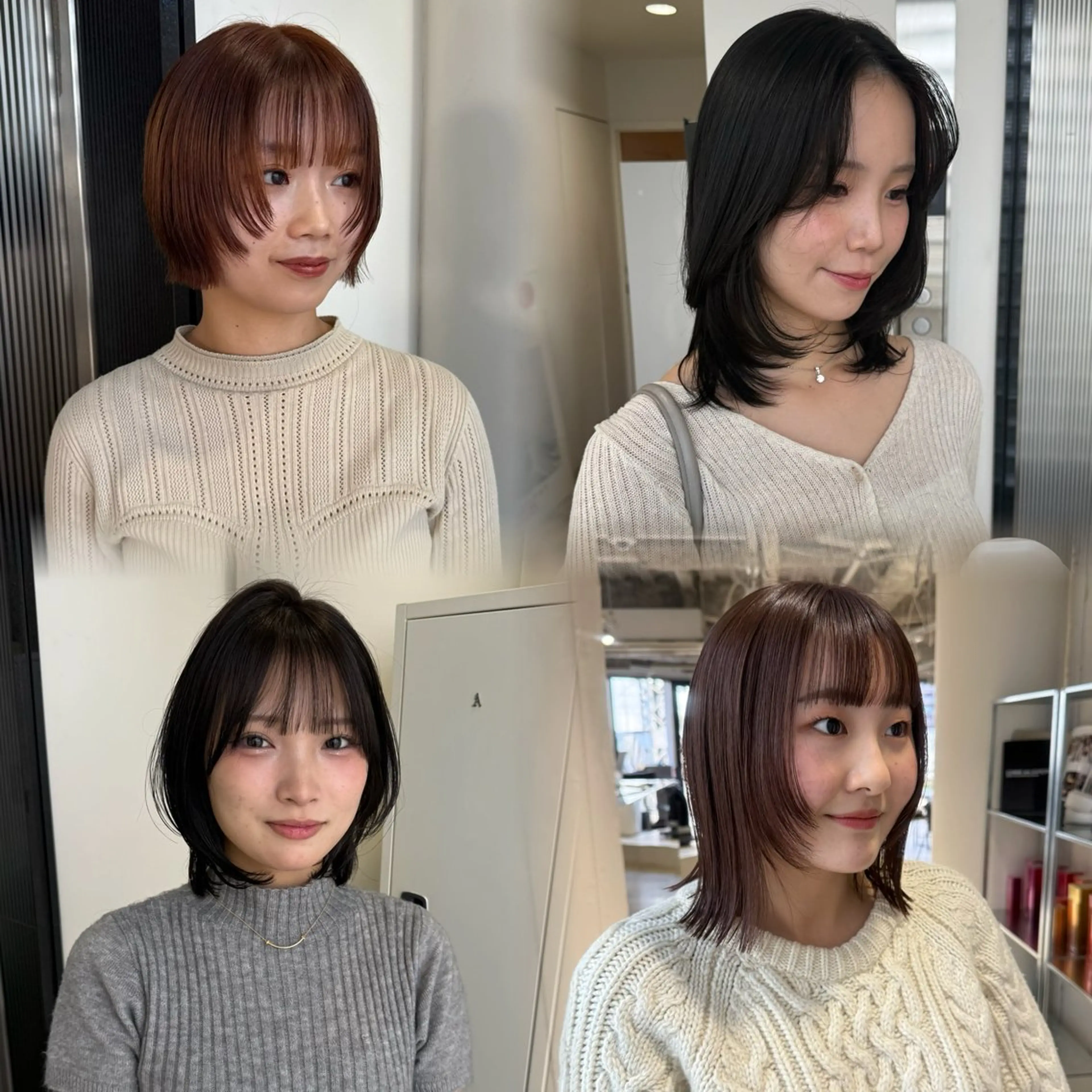 ミディアム カラー 🟡ひろの/ツヤ カラー/髪質改善🟡のヘアスタイル