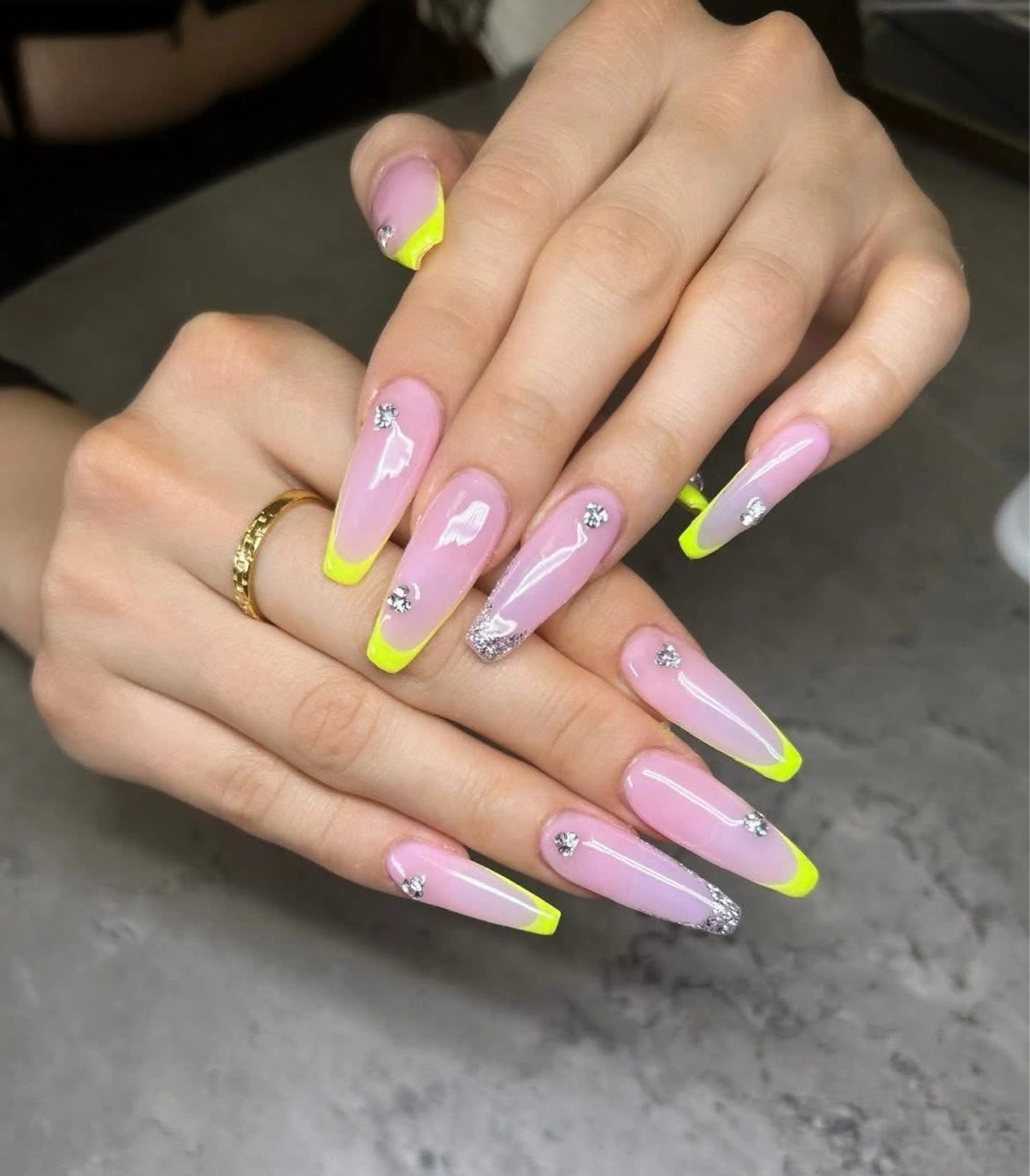 メンズ ネイル ATULA Nail 💅チップ長さだしのネイルデザイン