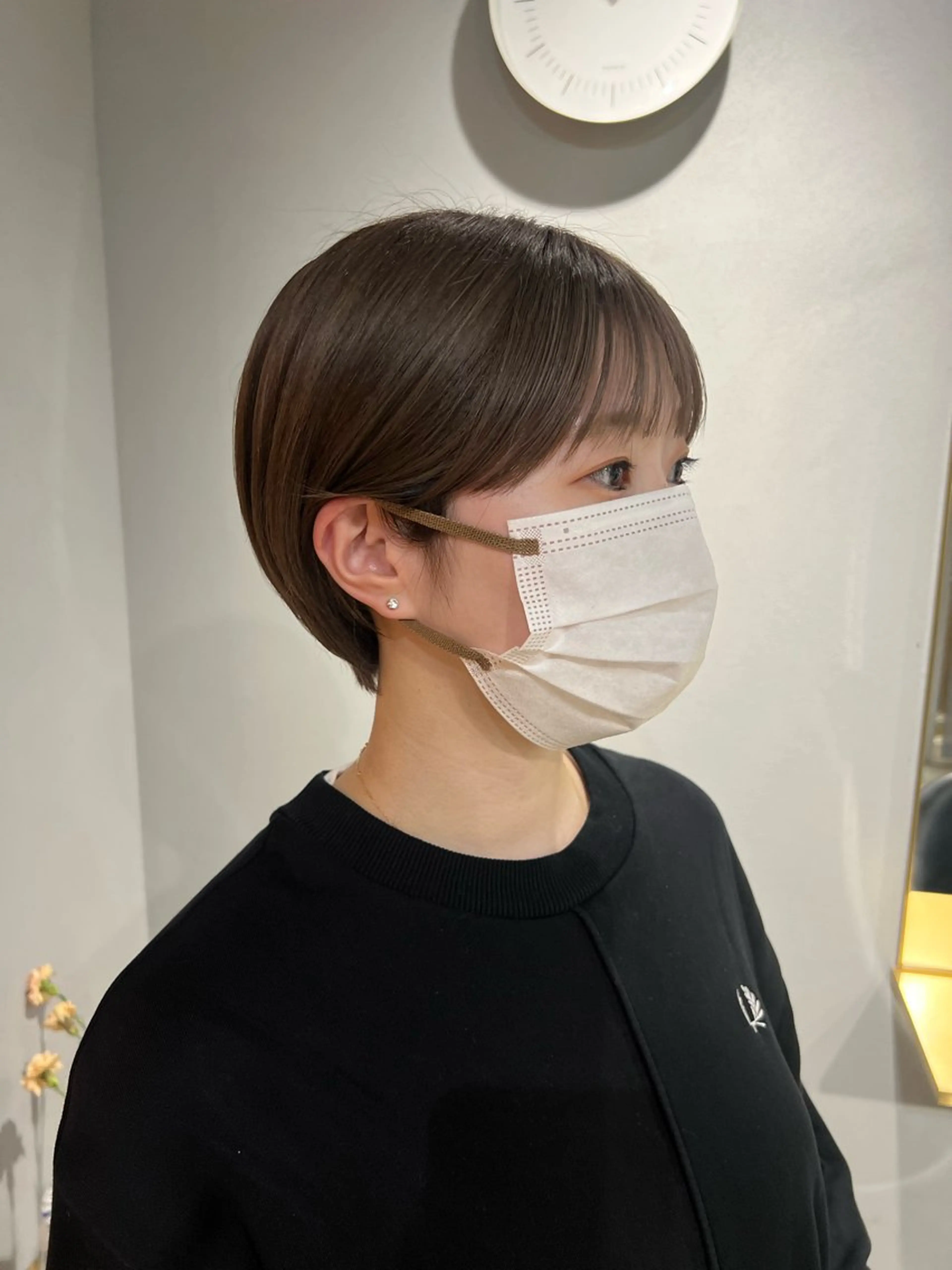 ショート akane/ベージュ /オリーブ/ブラウンのヘアスタイル