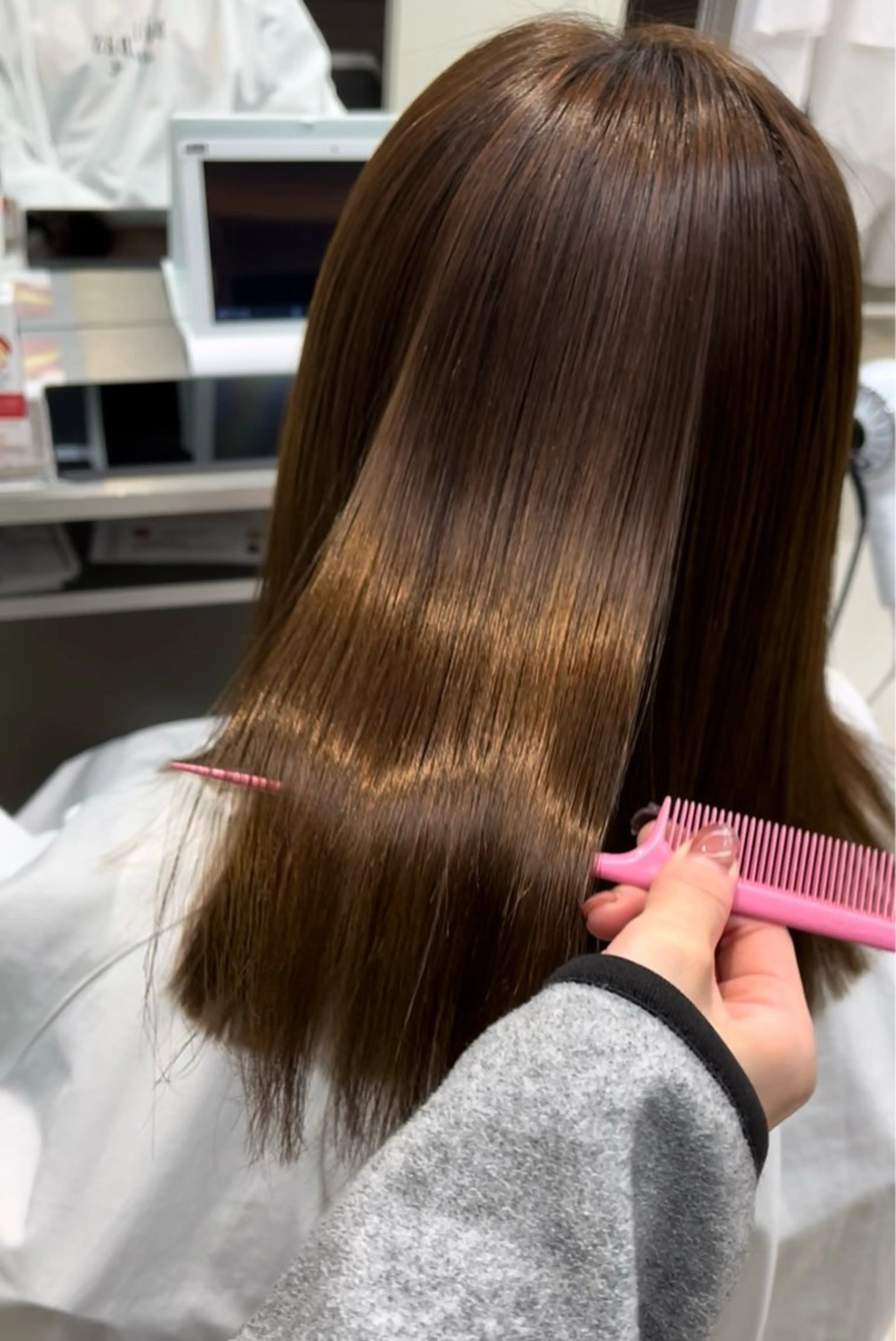 うる艶縮毛矯正ストレート🎀の写真