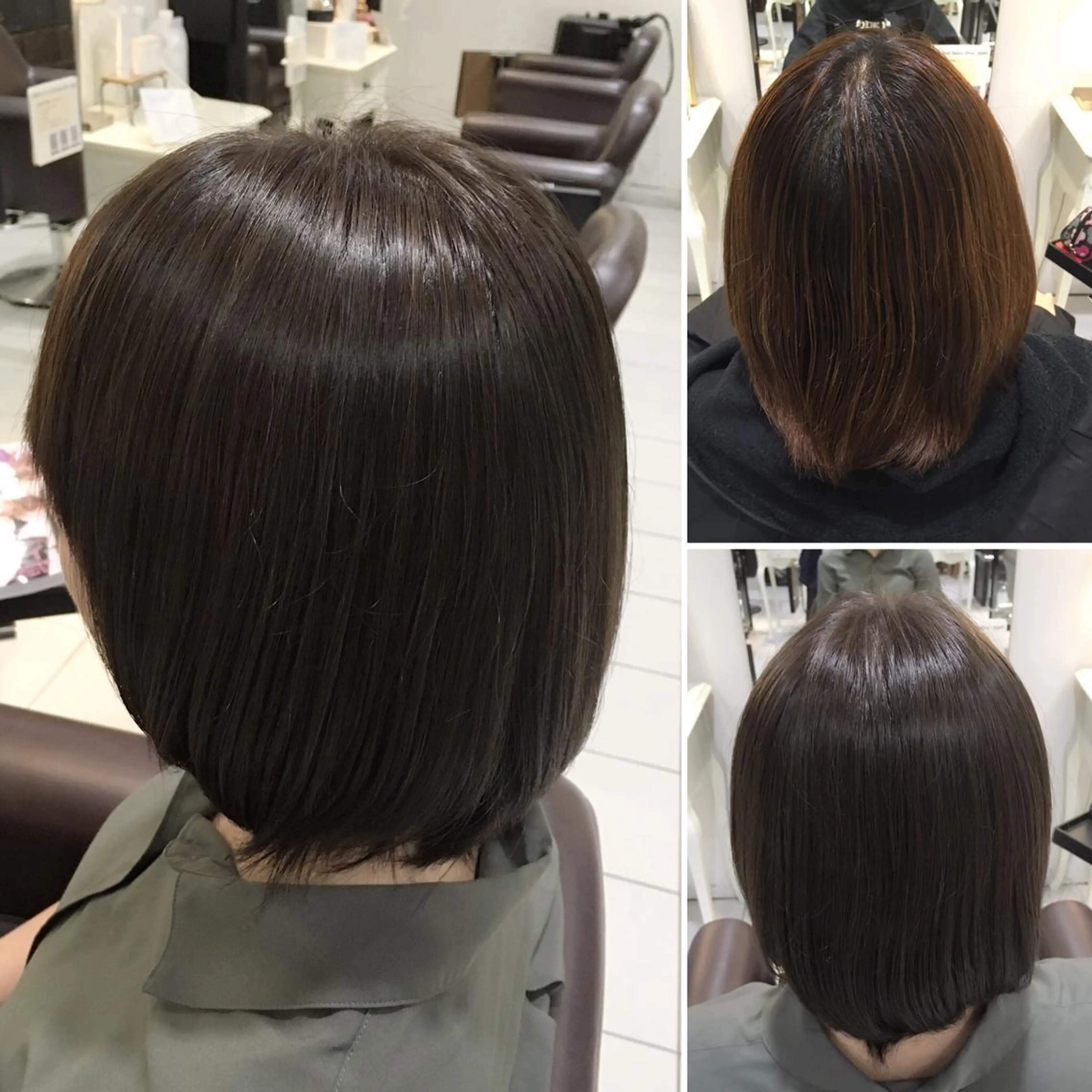 ミディアム カラー ブルーカラー ハイライトカラー オレンジ ハイライト 【髪質改善】益田 直幸のヘアスタイル