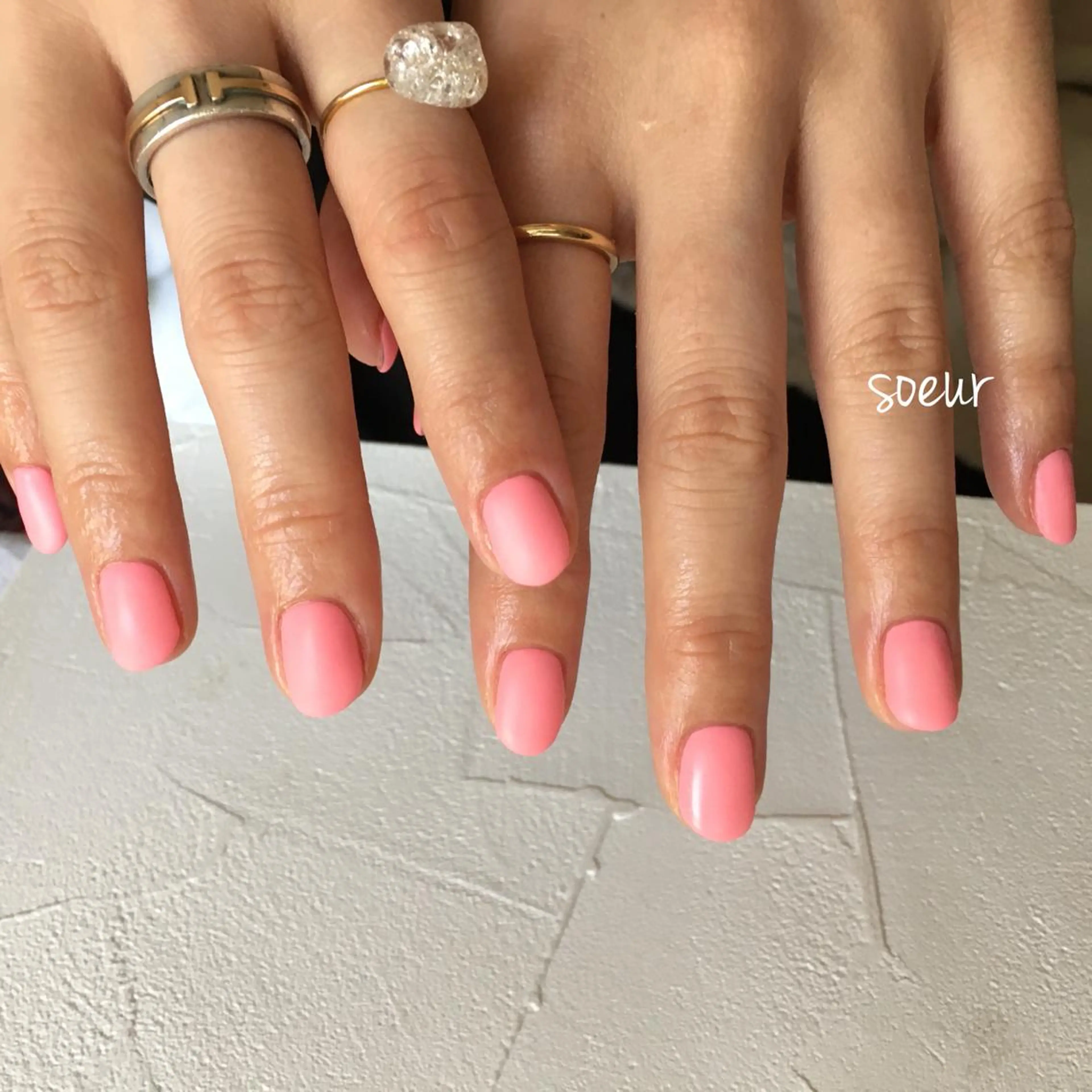 ネイル マットネイル ハンドネイル soeur_ 武蔵浦和のネイルデザイン