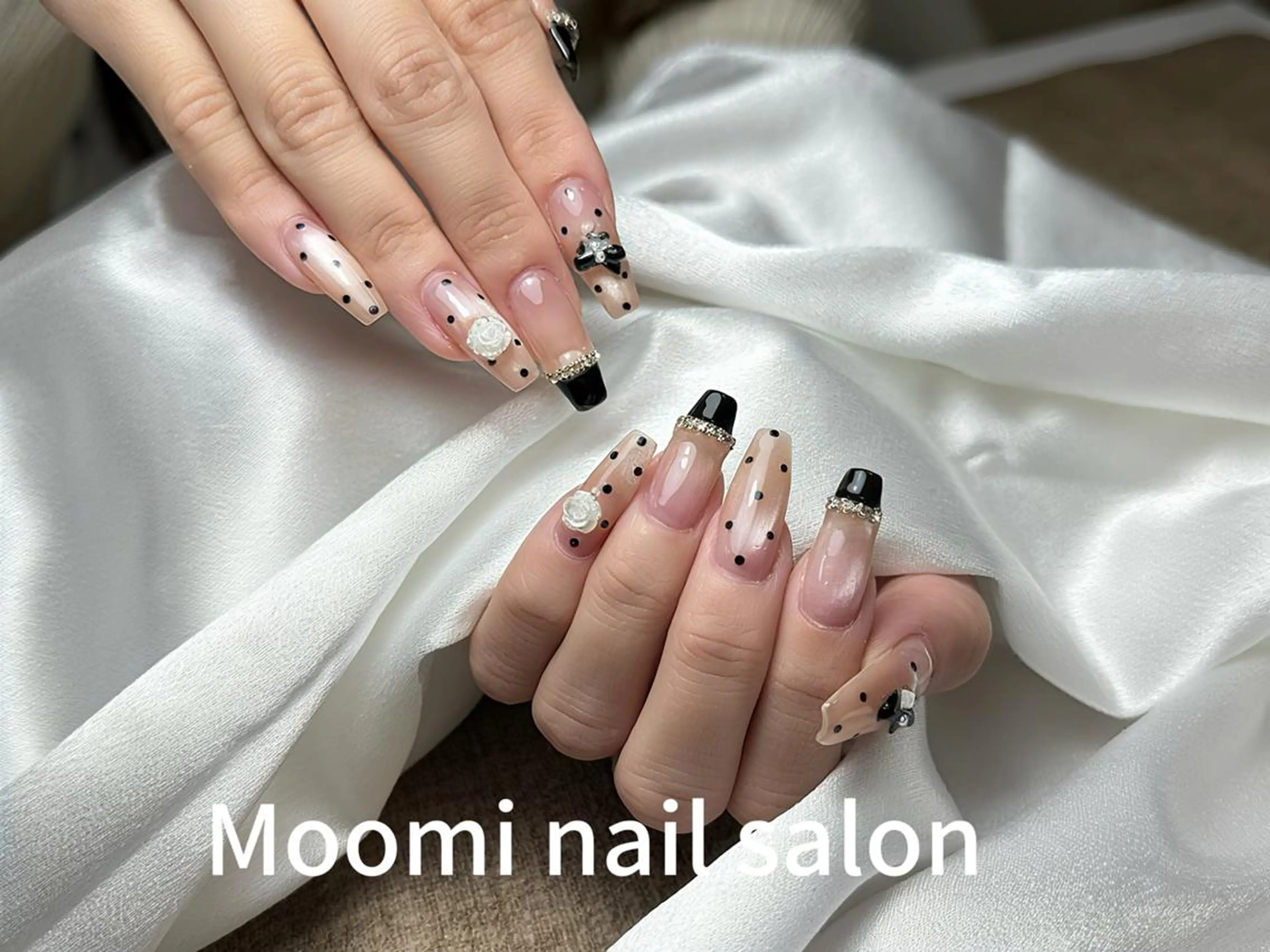 セミロング ハンドネイル moomi nail スカルプ専門のネイルデザイン